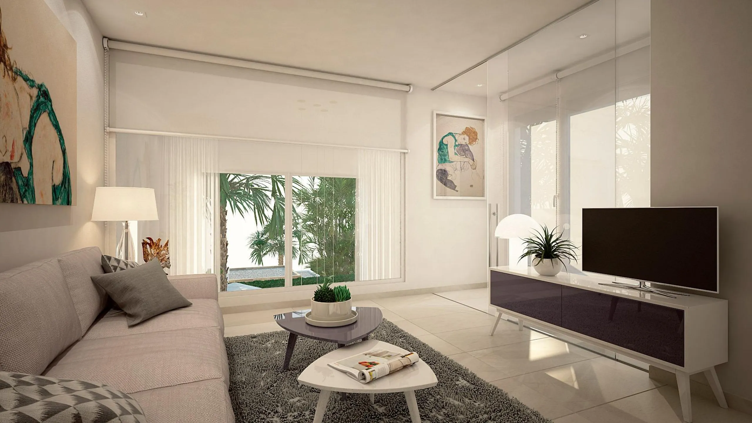 VILLAS PAREADAS EN ALGORFA. 3 DORM. 2 BAÑOS. PISCINA PRIVADA. PARCELA 260 M2.