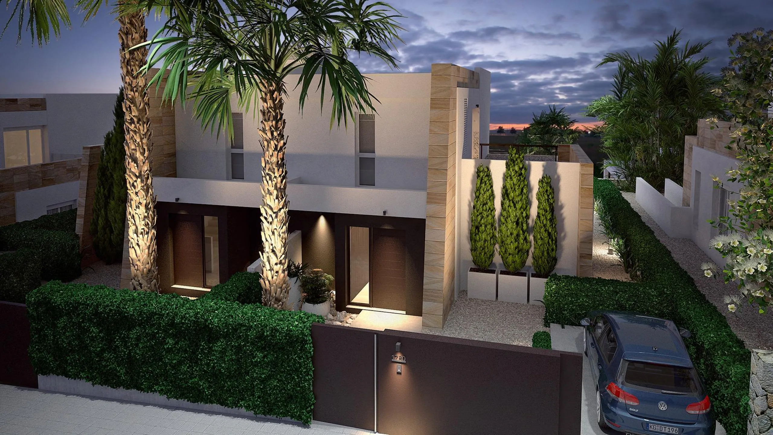 VILLAS PAREADAS EN ALGORFA. 3 DORM. 2 BAÑOS. PISCINA PRIVADA. PARCELA 260 M2.