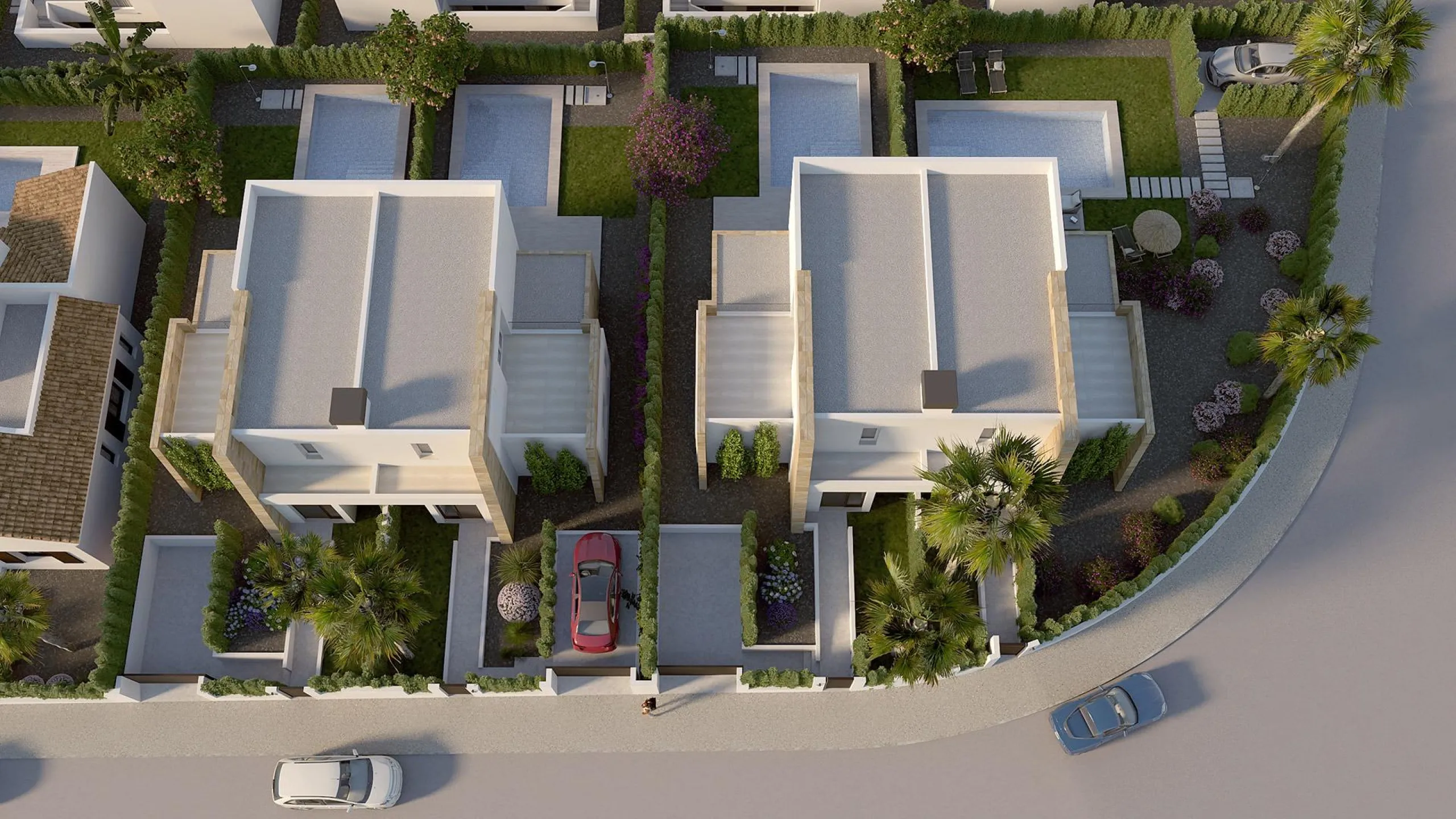 VILLAS PAREADAS EN ALGORFA. 3 DORM. 2 BAÑOS. PISCINA PRIVADA. PARCELA 260 M2.