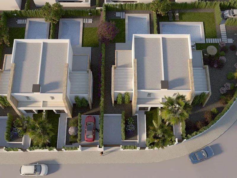 VILLAS PAREADAS EN ALGORFA. 3 DORM. 2 BAÑOS. PISCINA PRIVADA. PARCELA 260 M2.