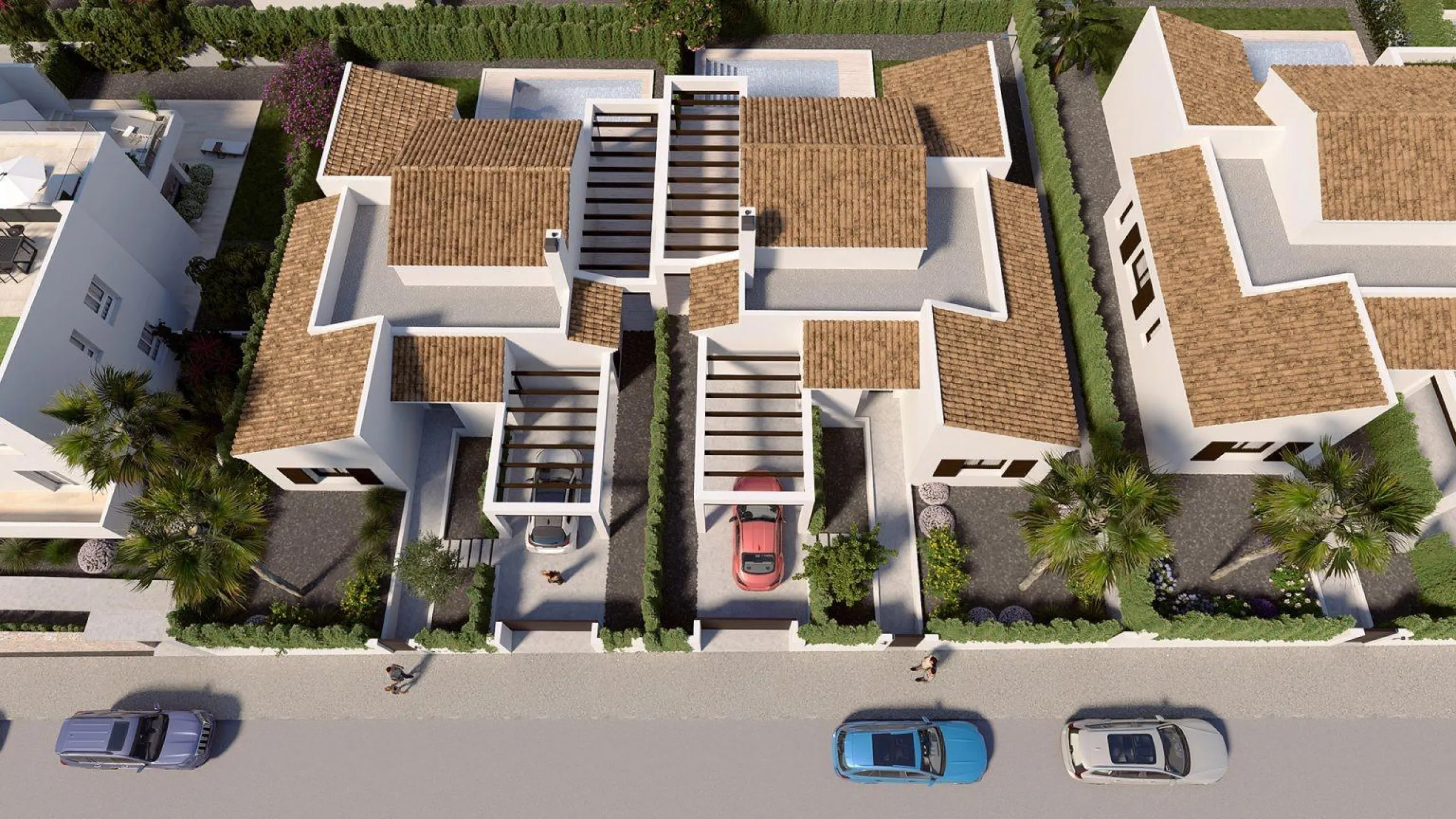 VILLAS DE UNA PLANTA EN ALGORFA. 3 DOR. 2 BAÑOS. 135 M2 DE CASA. 437 DE PARLELA. PISCINA PROPIA.