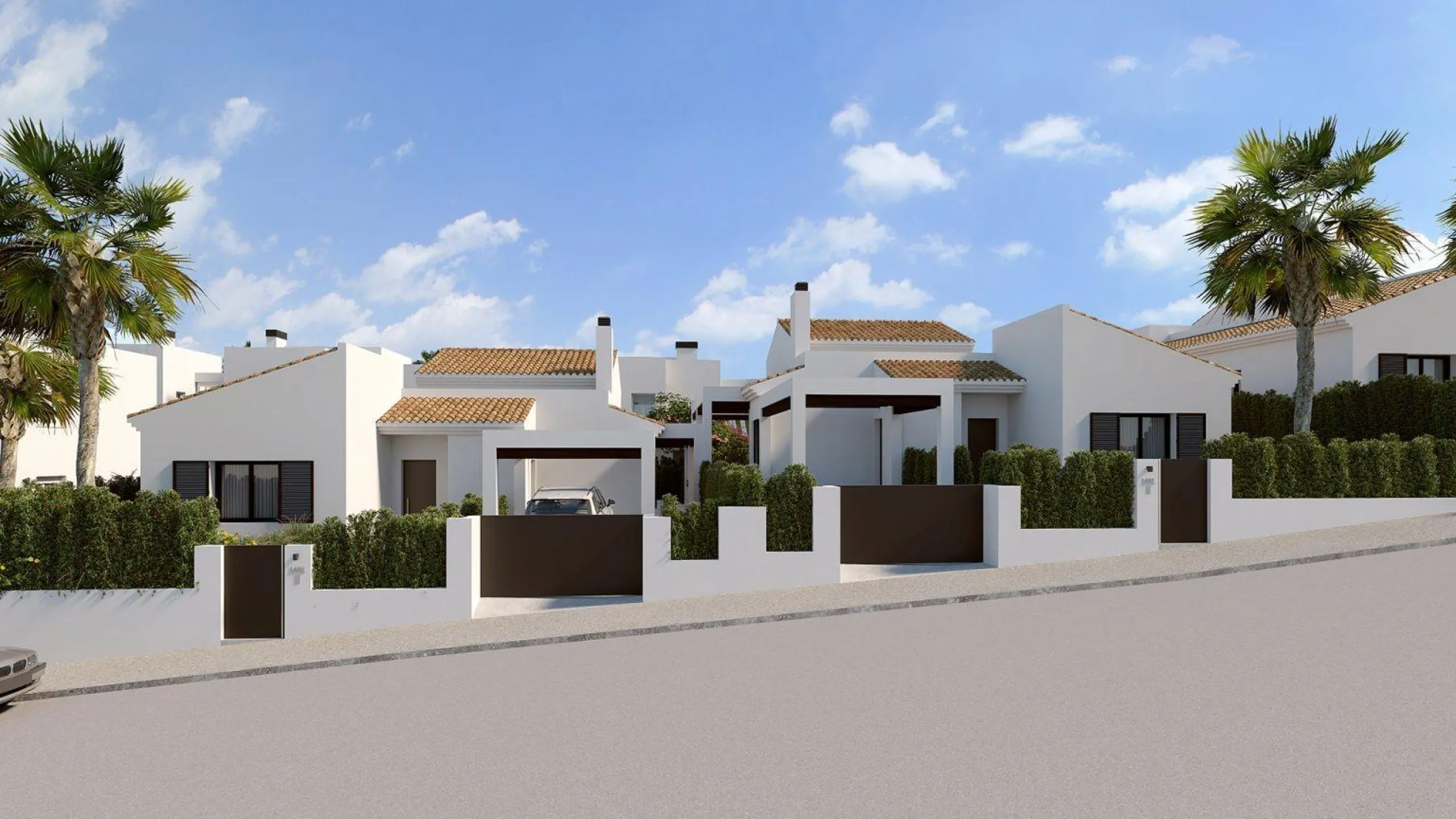 VILLAS DE UNA PLANTA EN ALGORFA. 3 DOR. 2 BAÑOS. 135 M2 DE CASA. 437 DE PARLELA. PISCINA PROPIA.