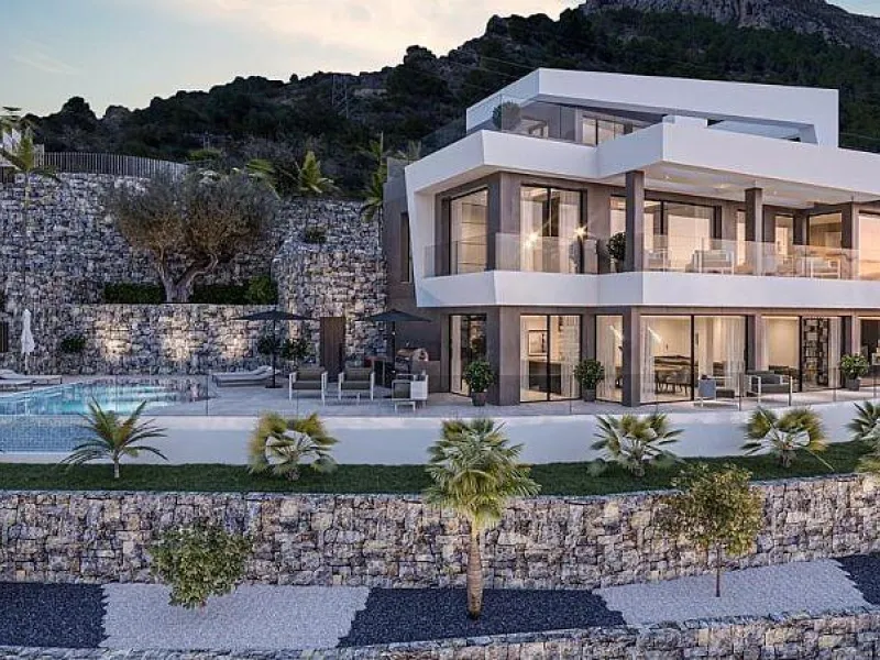 Villa de lujo con piscina privada y vistas al mar