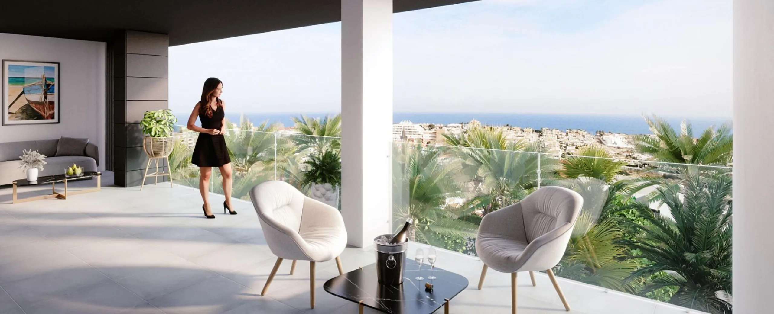 APARTAMENTOS DE OBRA NUEVA CON VISTAS AL MAR. 2 DOR. 2 BAÑOS. APARCAMENTO. PISCINA. PLAYA A 700 M.