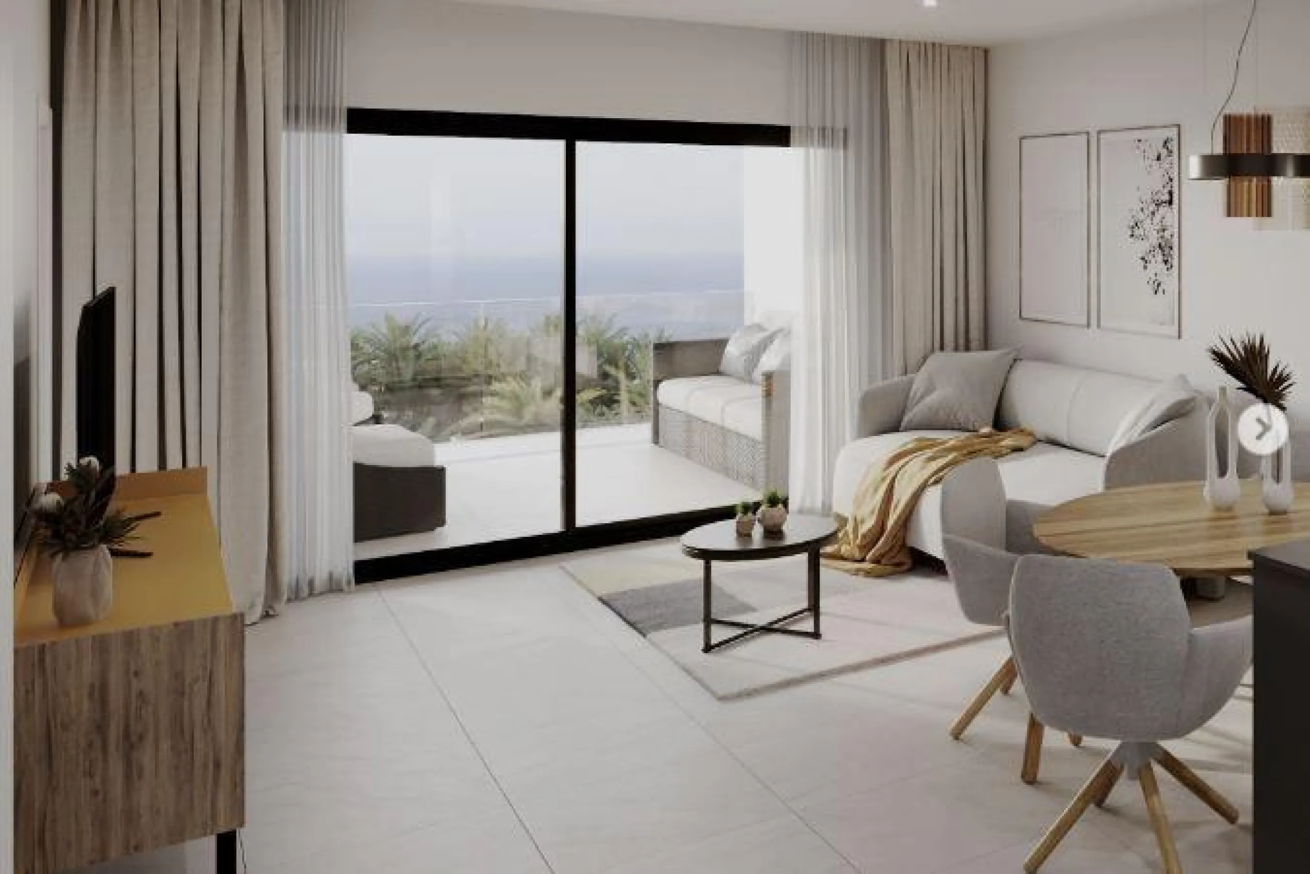 APARTAMENTOS DE OBRA NUEVA CON VISTAS AL MAR. 2 DOR. 2 BAÑOS. APARCAMENTO. PISCINA. PLAYA A 700 M.