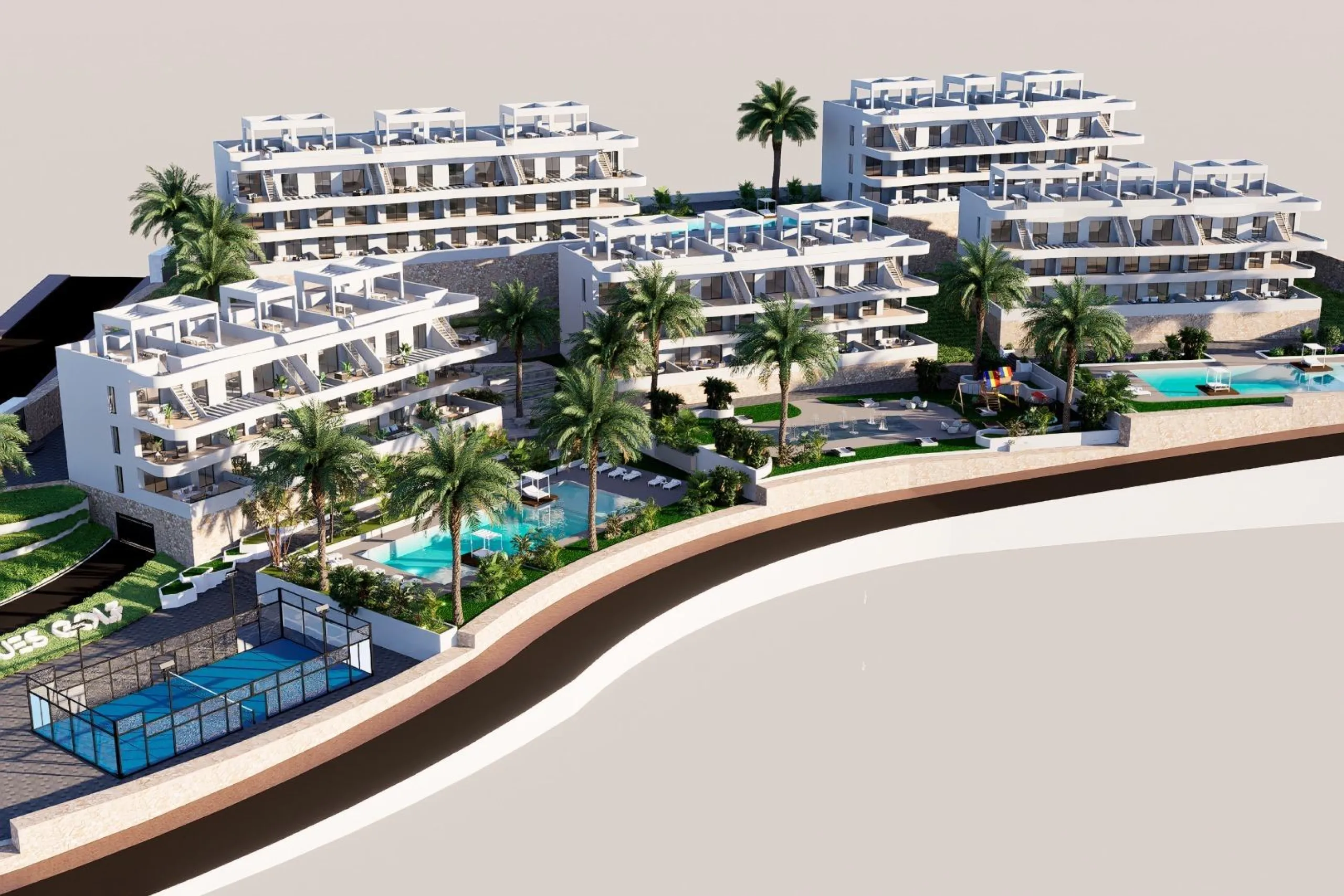 New exclusive homes with sea views