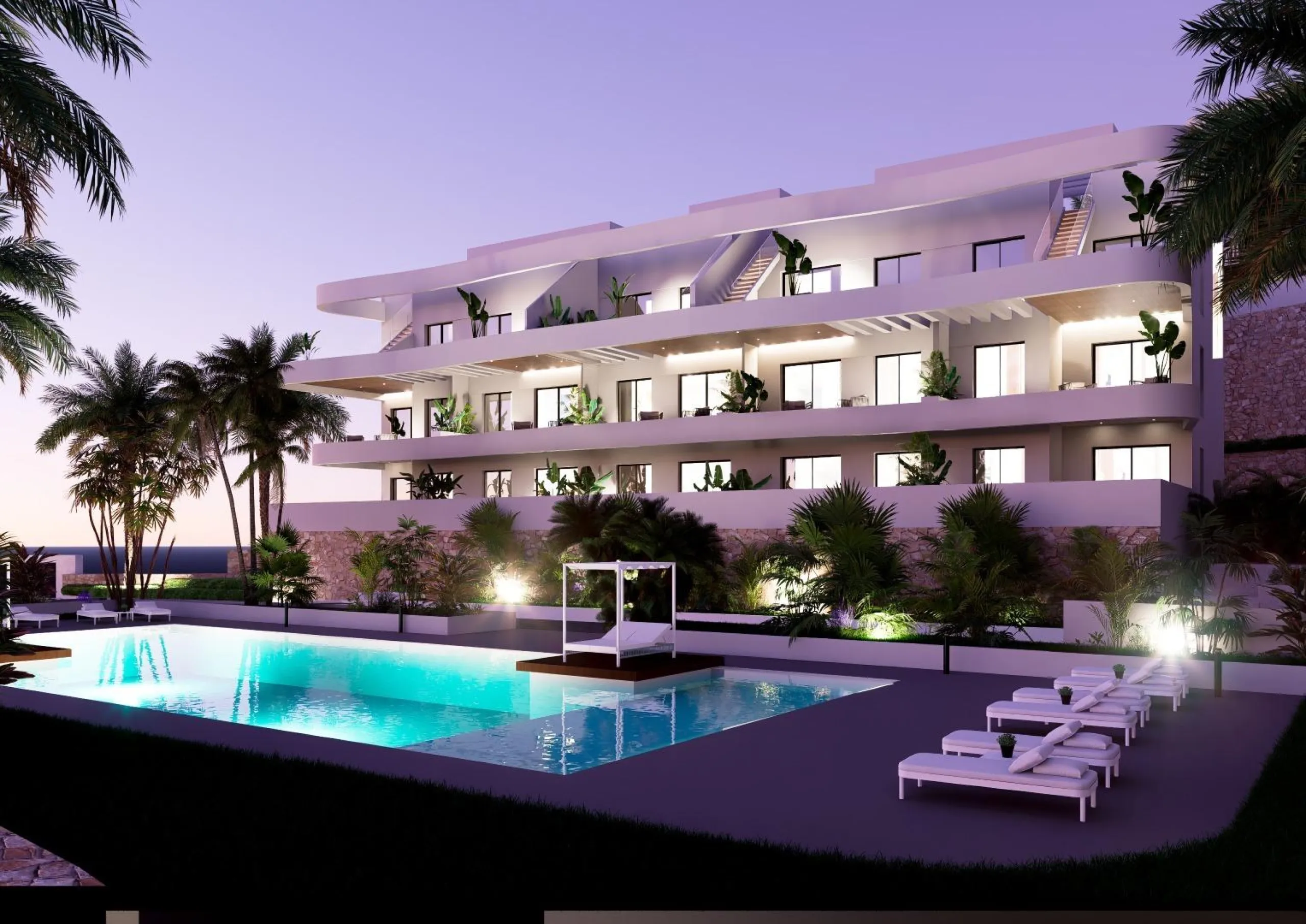 New exclusive homes with sea views