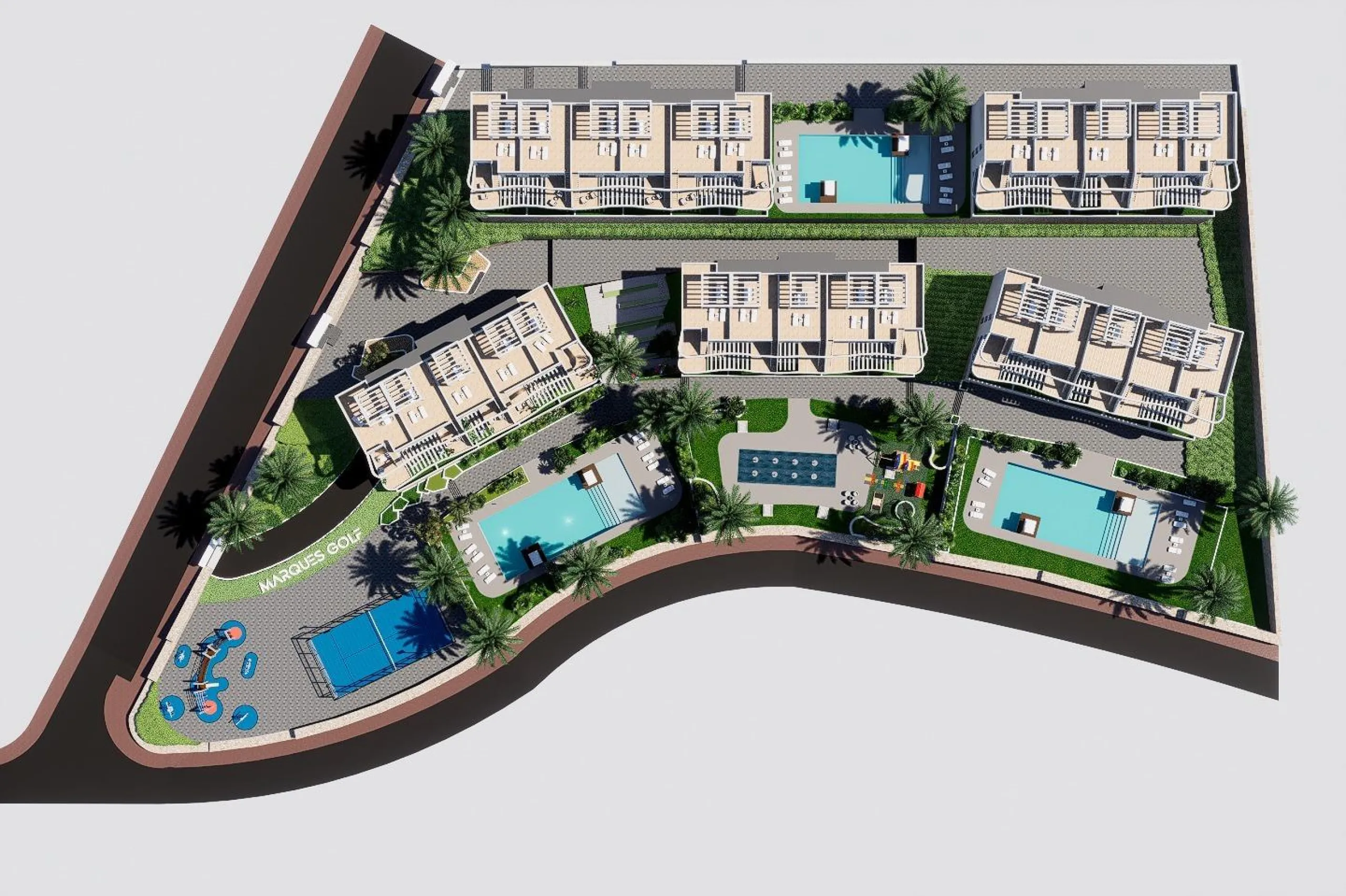 New exclusive homes with sea views
