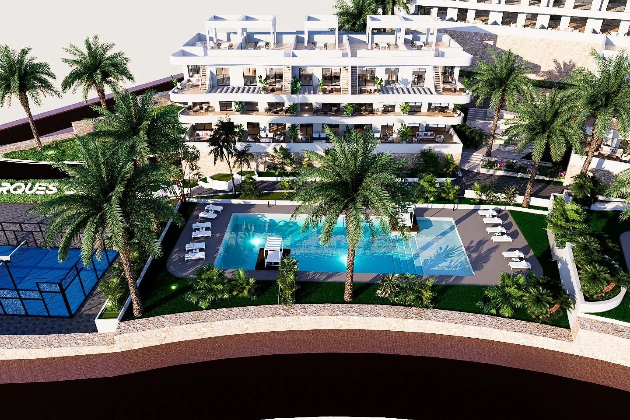 New exclusive homes with sea views