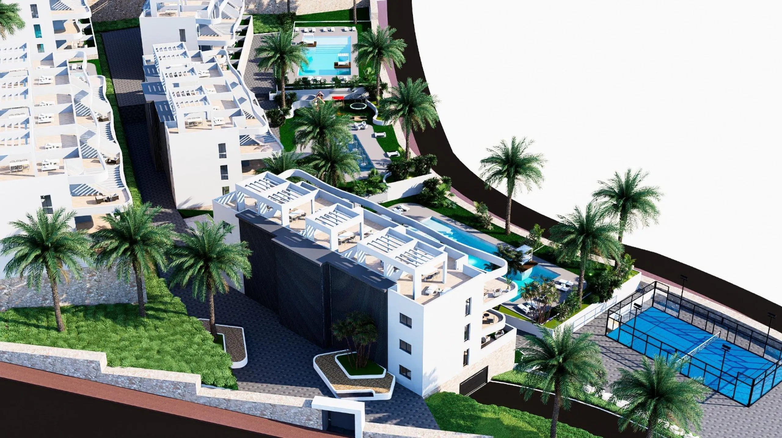 New exclusive homes with sea views