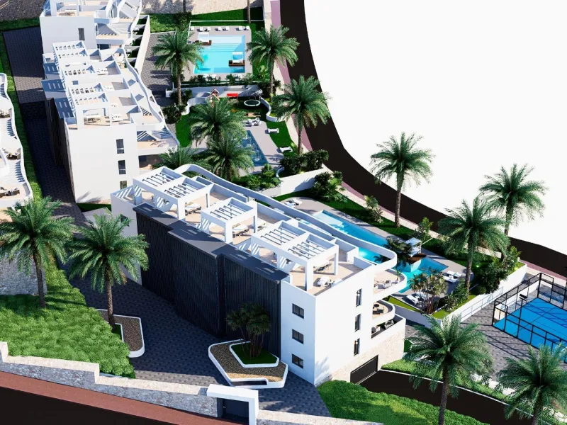 New exclusive homes with sea views