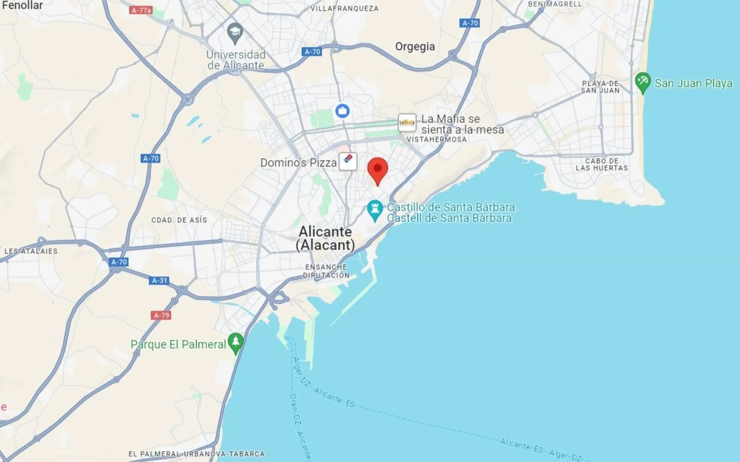 Plaza de aparcamiento subterránea en zona Padre Esplá