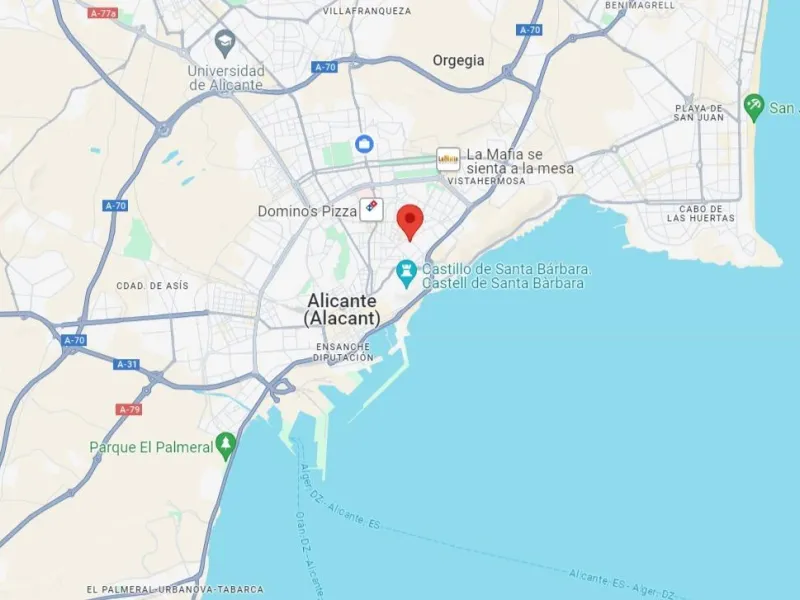 Plaza de aparcamiento subterránea en zona Padre Esplá
