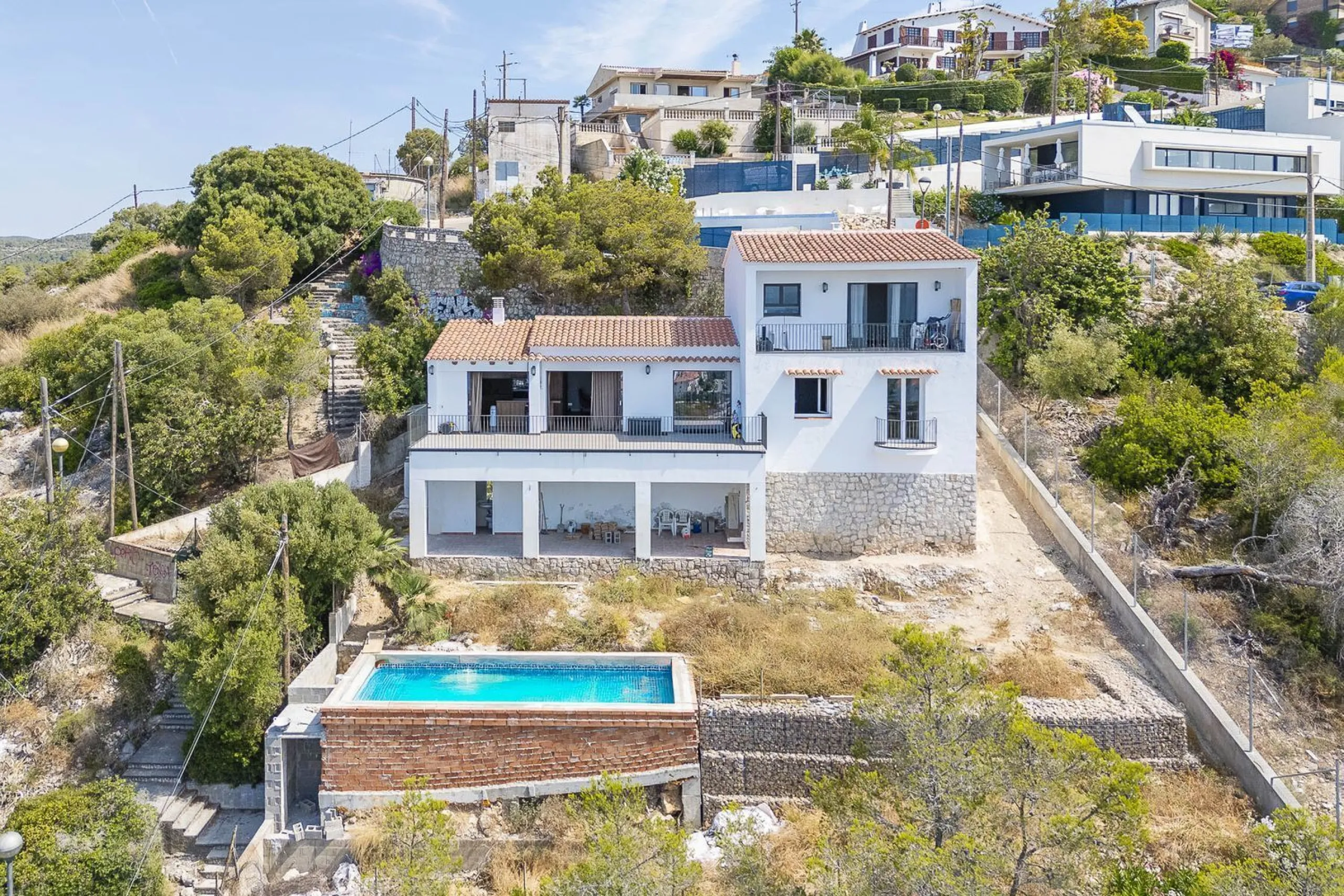 South-Facing Villa with Panoramic Sea Views in Levantina, Sitges