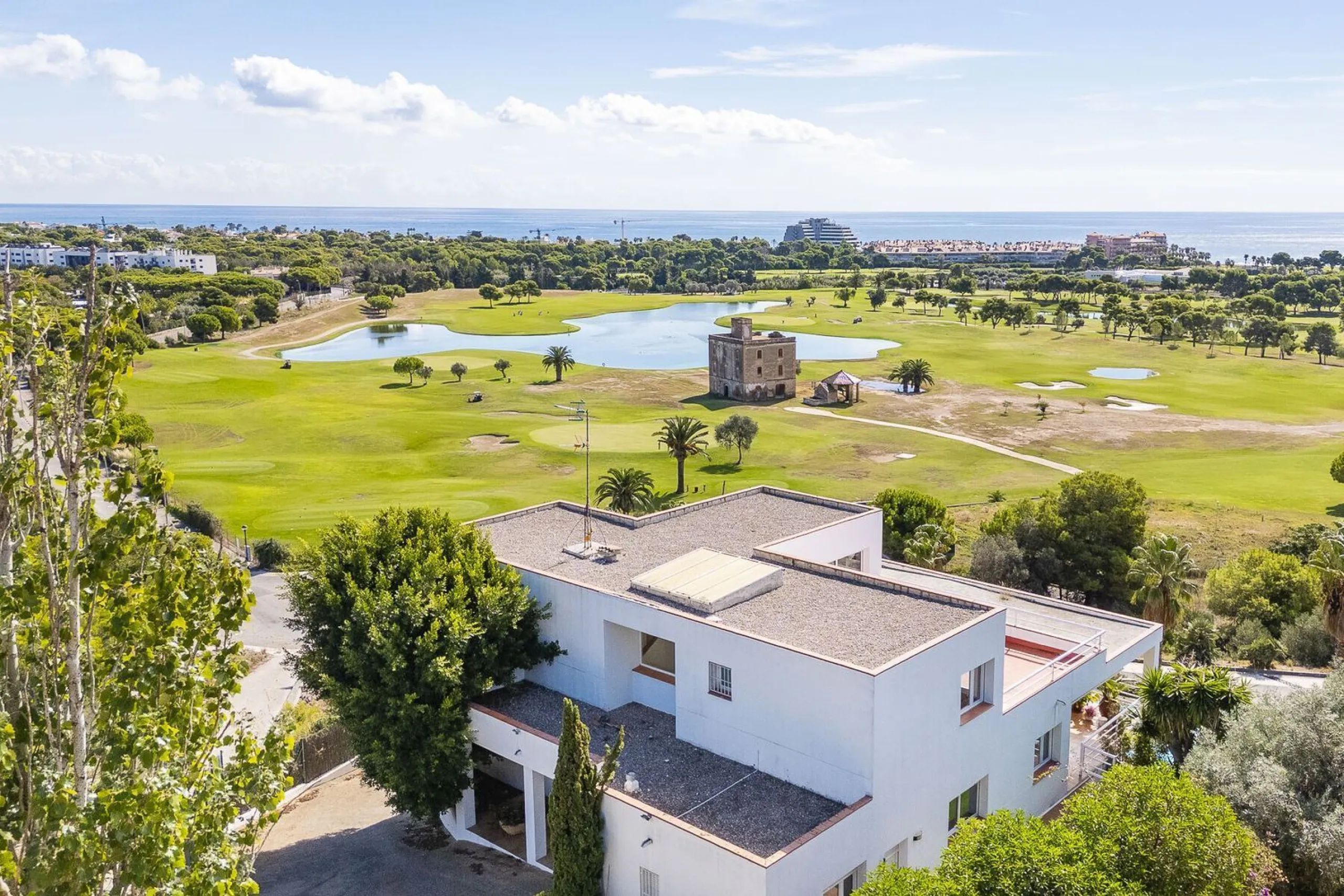Villa with Panoramic Sea and Golf Views in Sitges, Can Girona