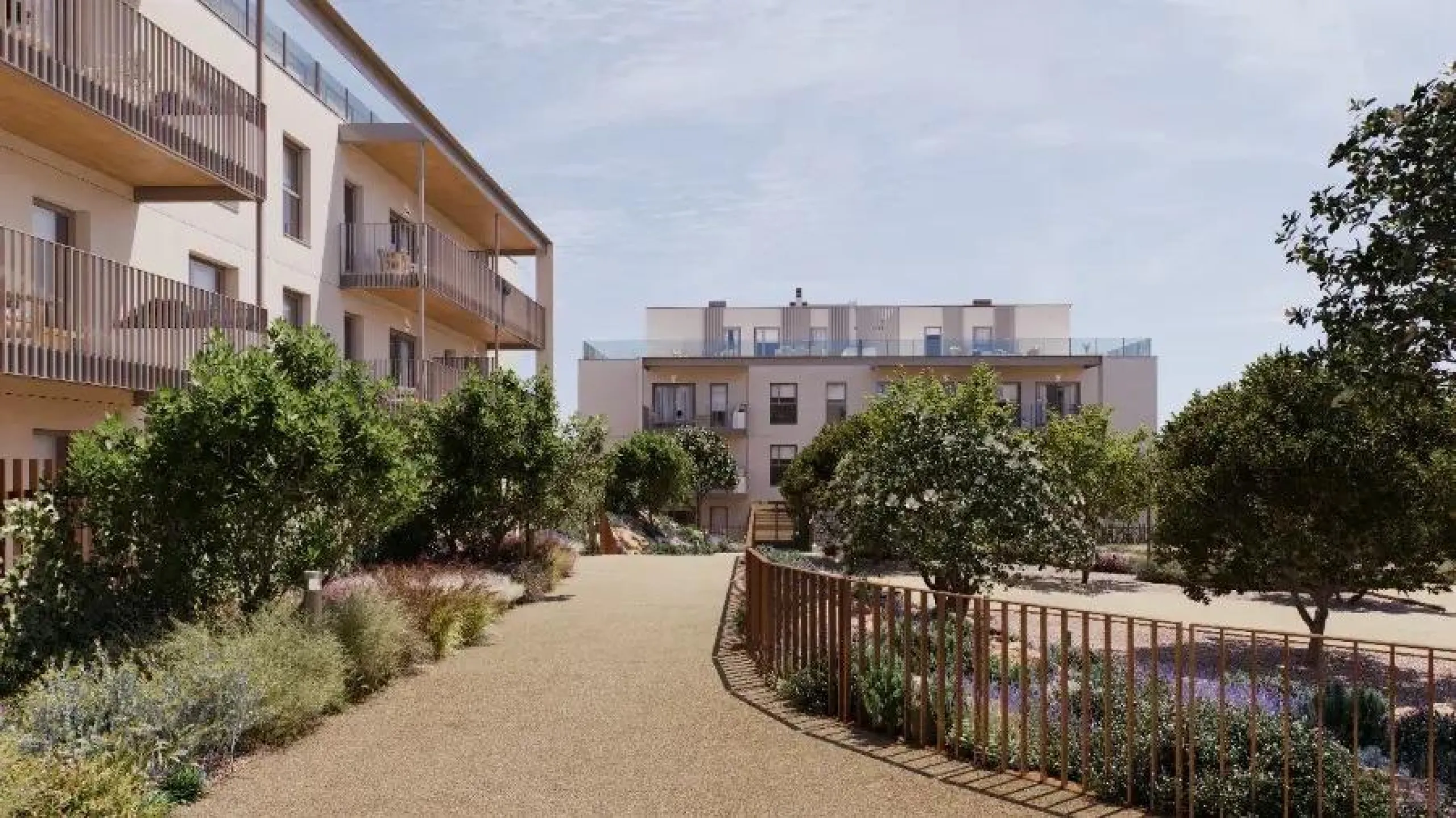New development of multi-family homes in Godella