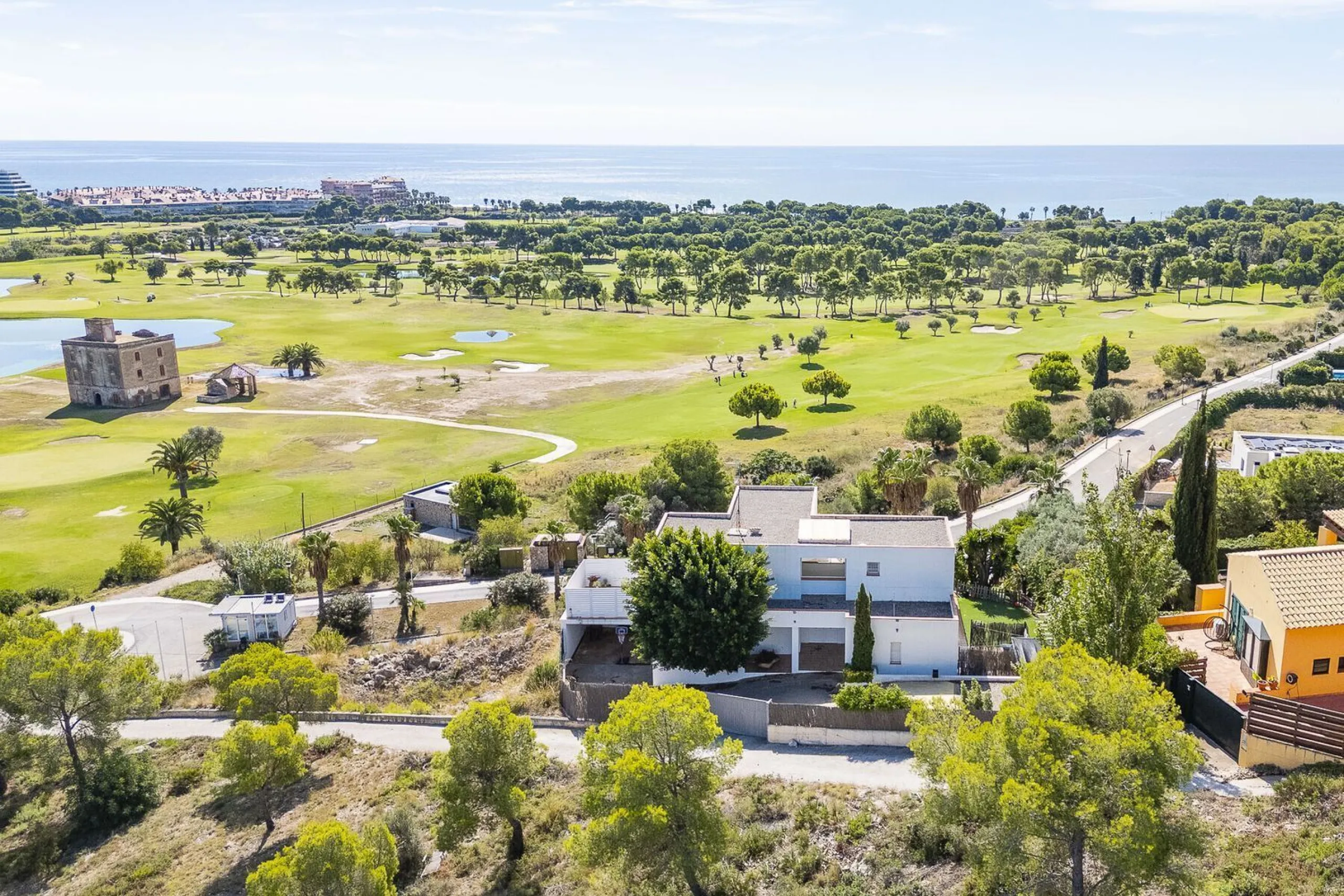 Villa with Panoramic Sea and Golf Views in Sitges, Can Girona
