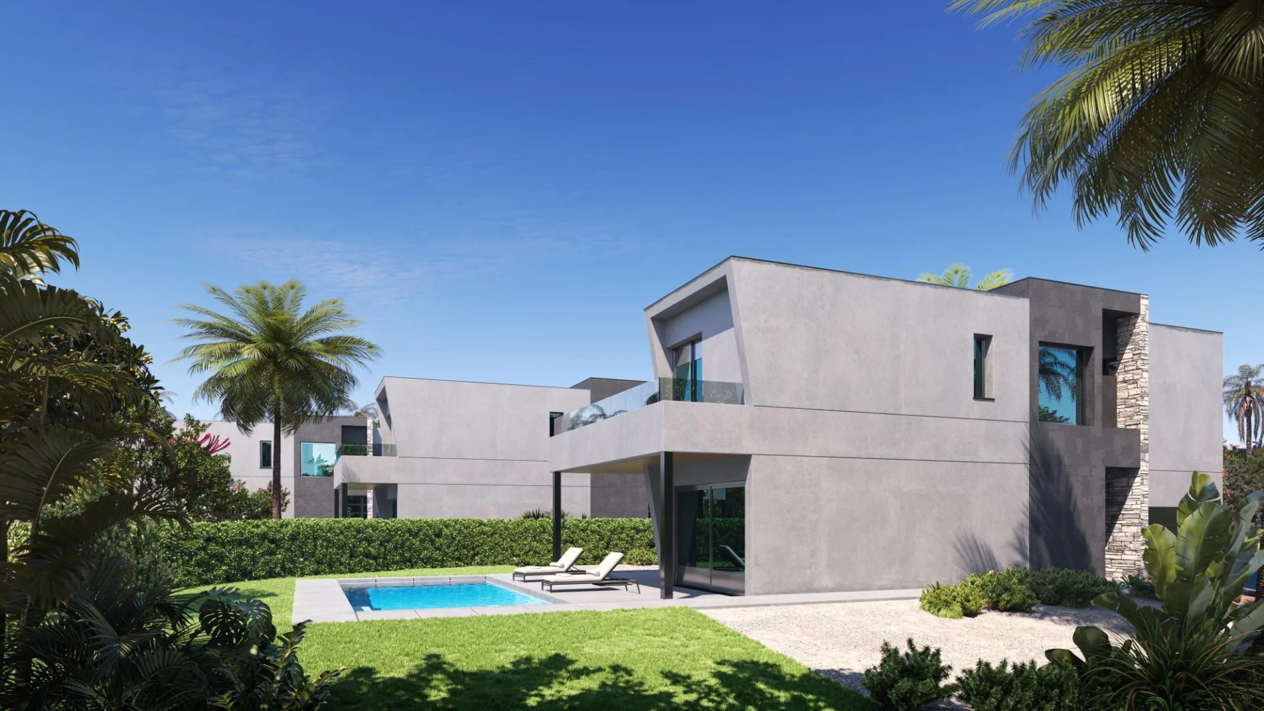 Villas independientes con piscina privada