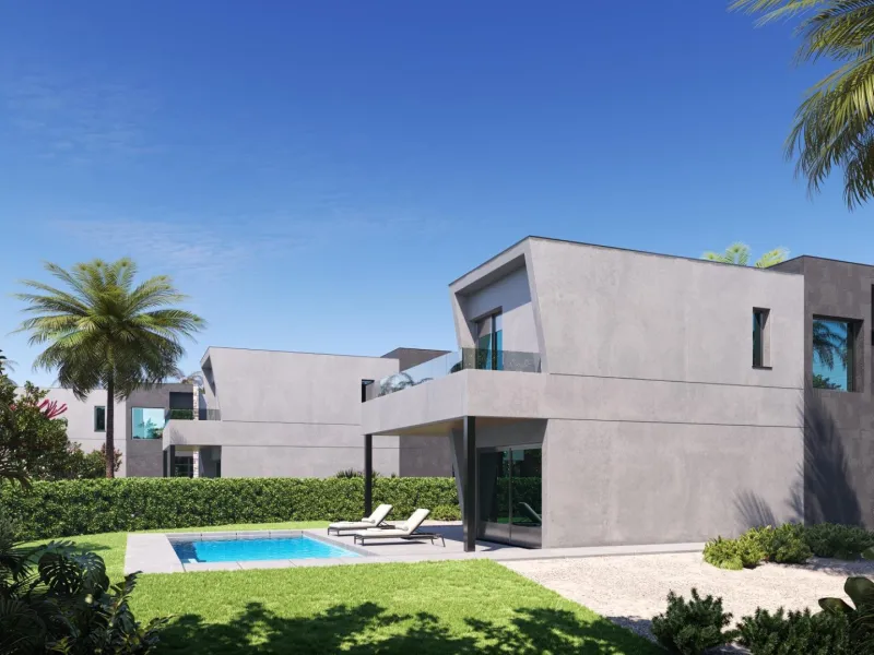 Villas independientes con piscina privada