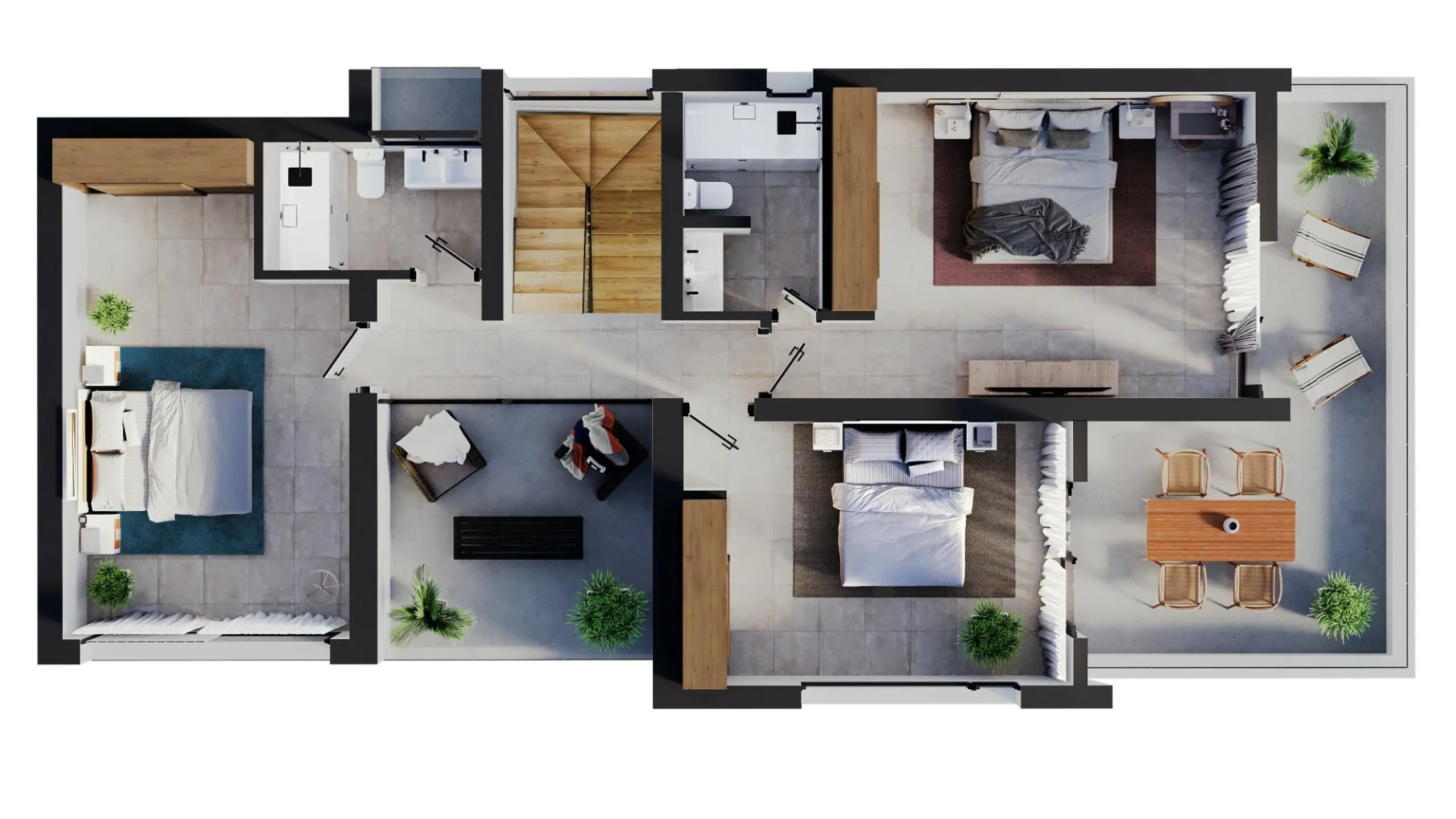 Villas independientes con piscina privada