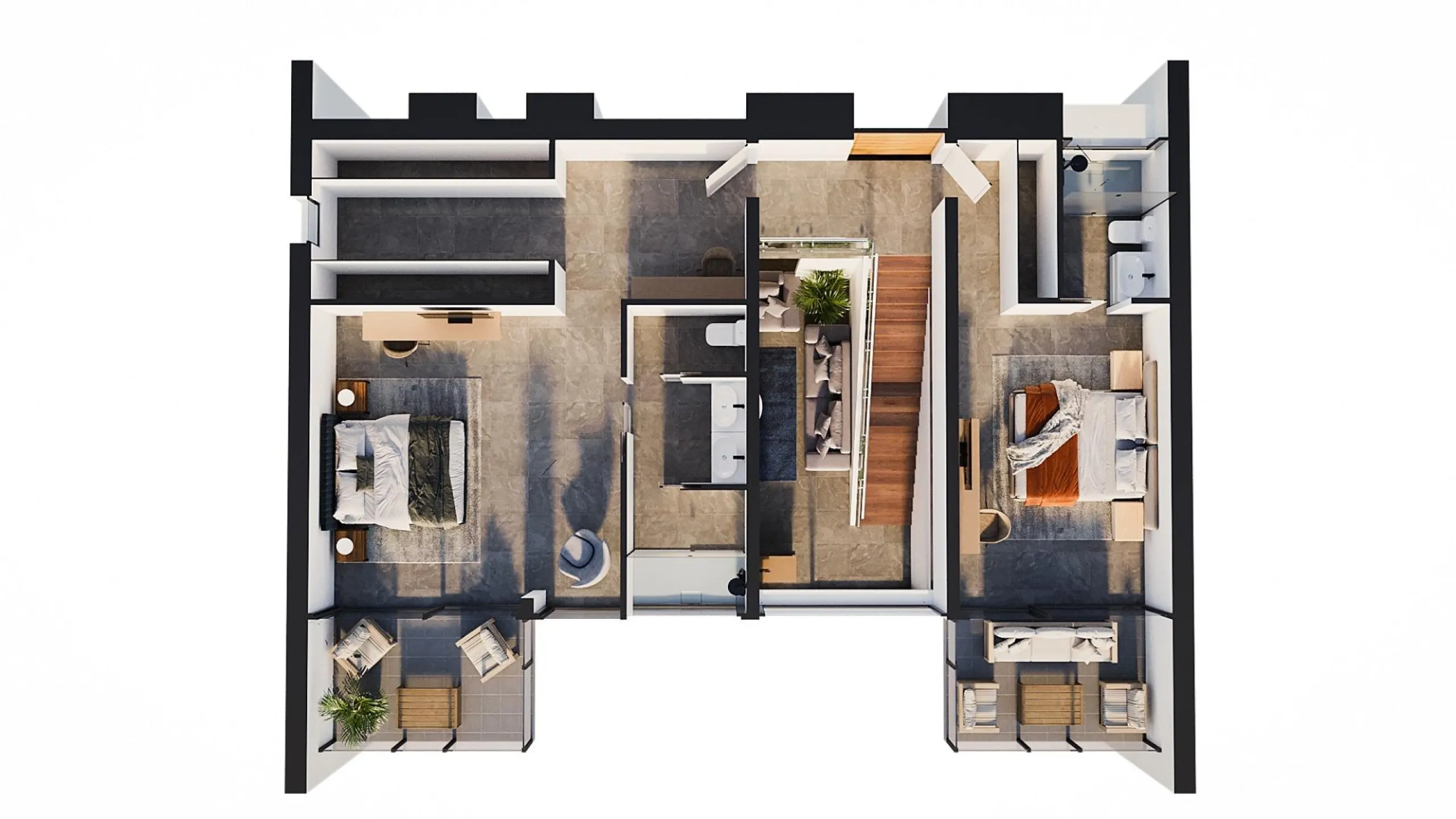 Detached villas with private pool in La Merced