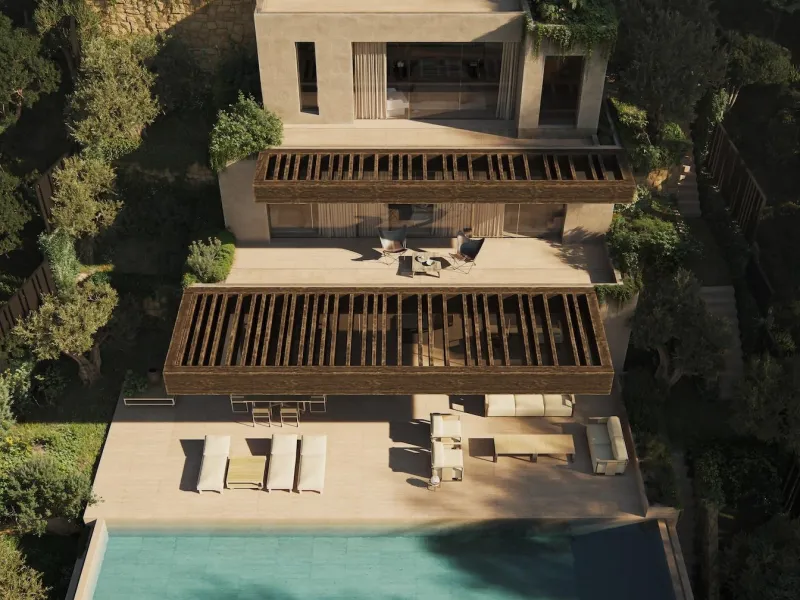 Exclusive modern design villa with sea views