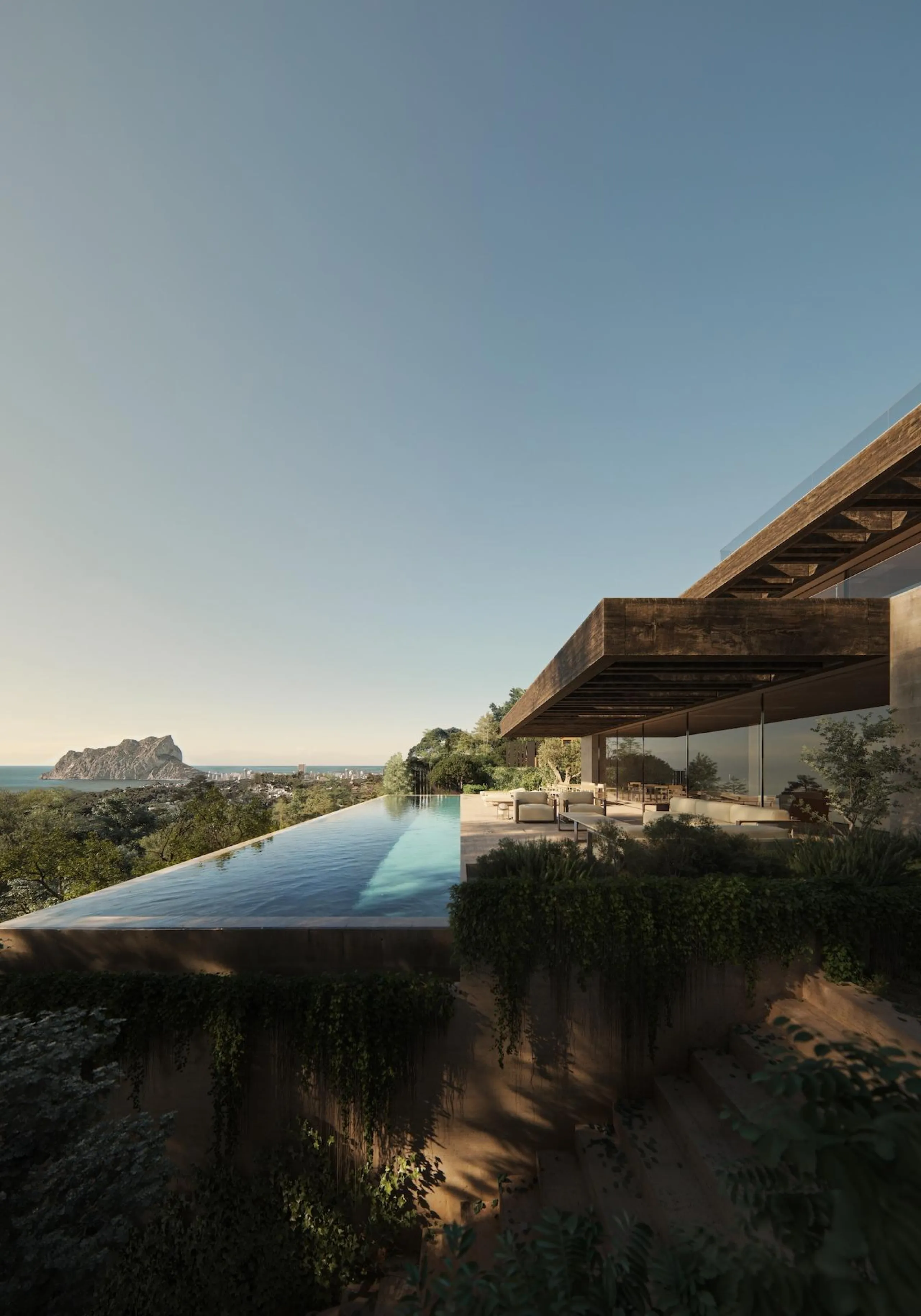 Exclusive modern design villa with sea views