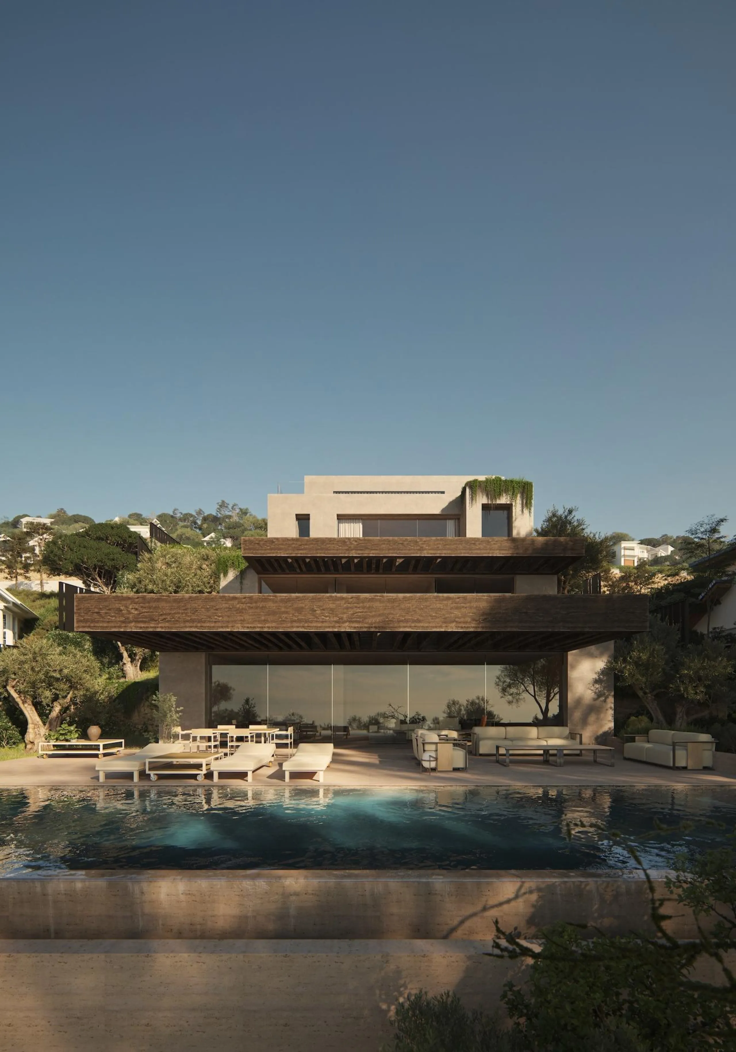 Exclusive modern design villa with sea views