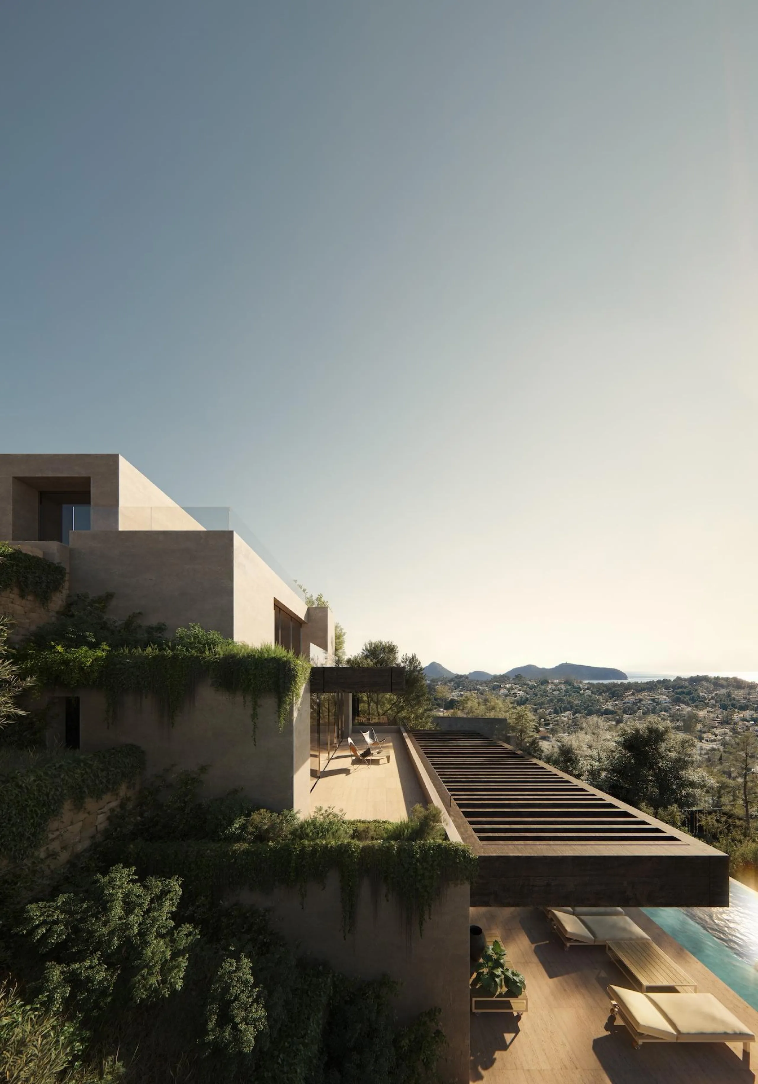 Exclusive modern design villa with sea views