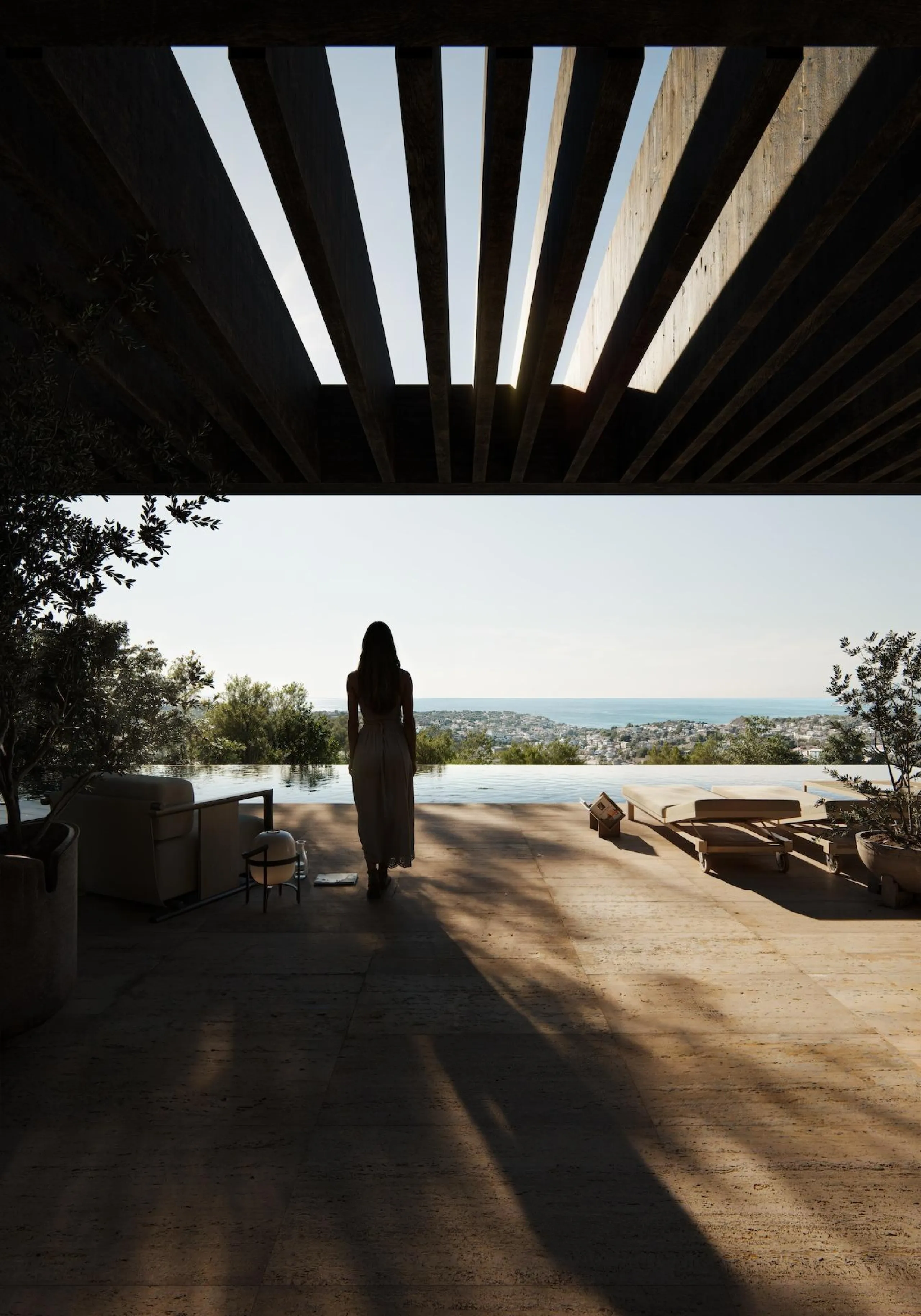 Exclusive modern design villa with sea views