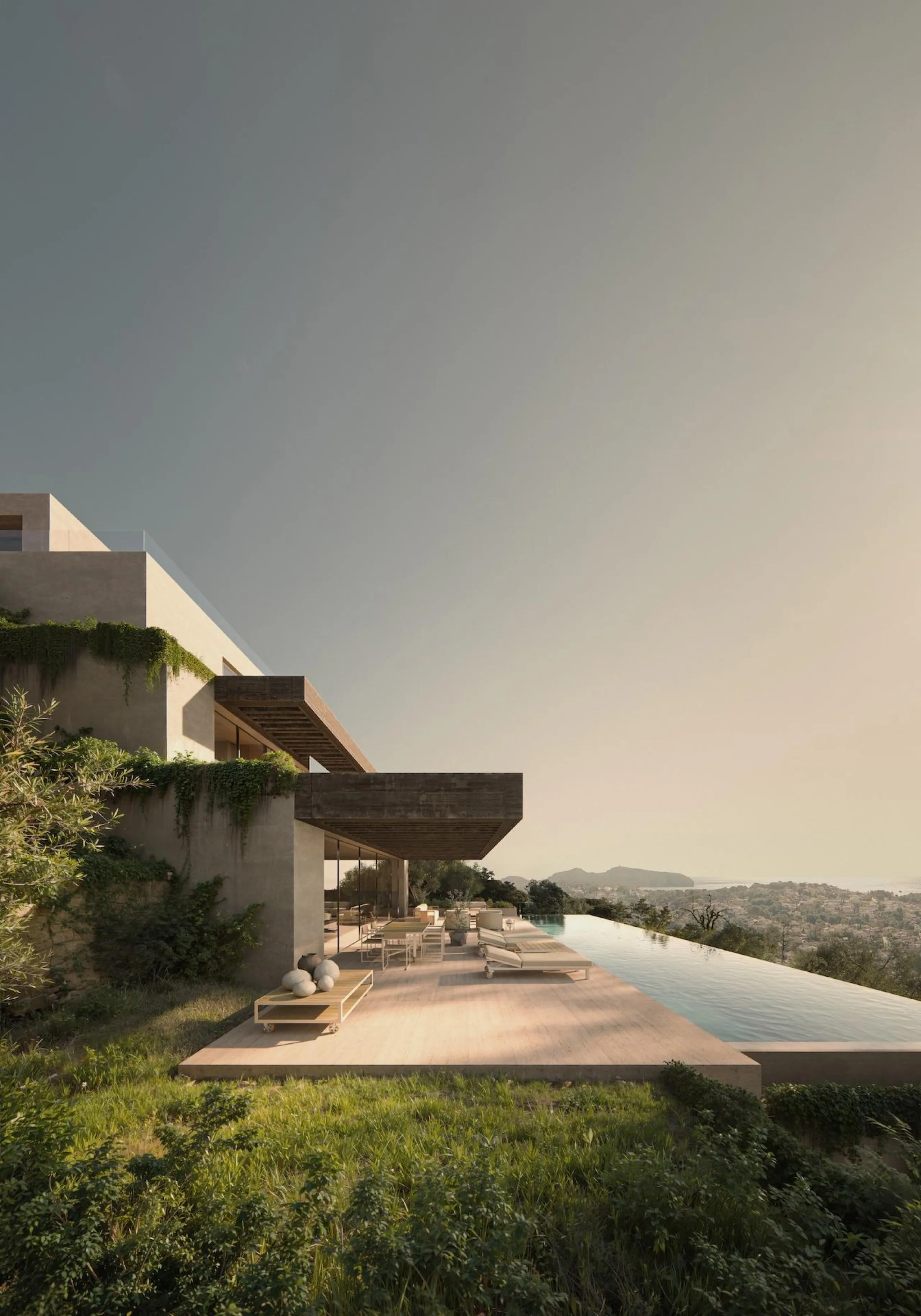 Exclusive modern design villa with sea views