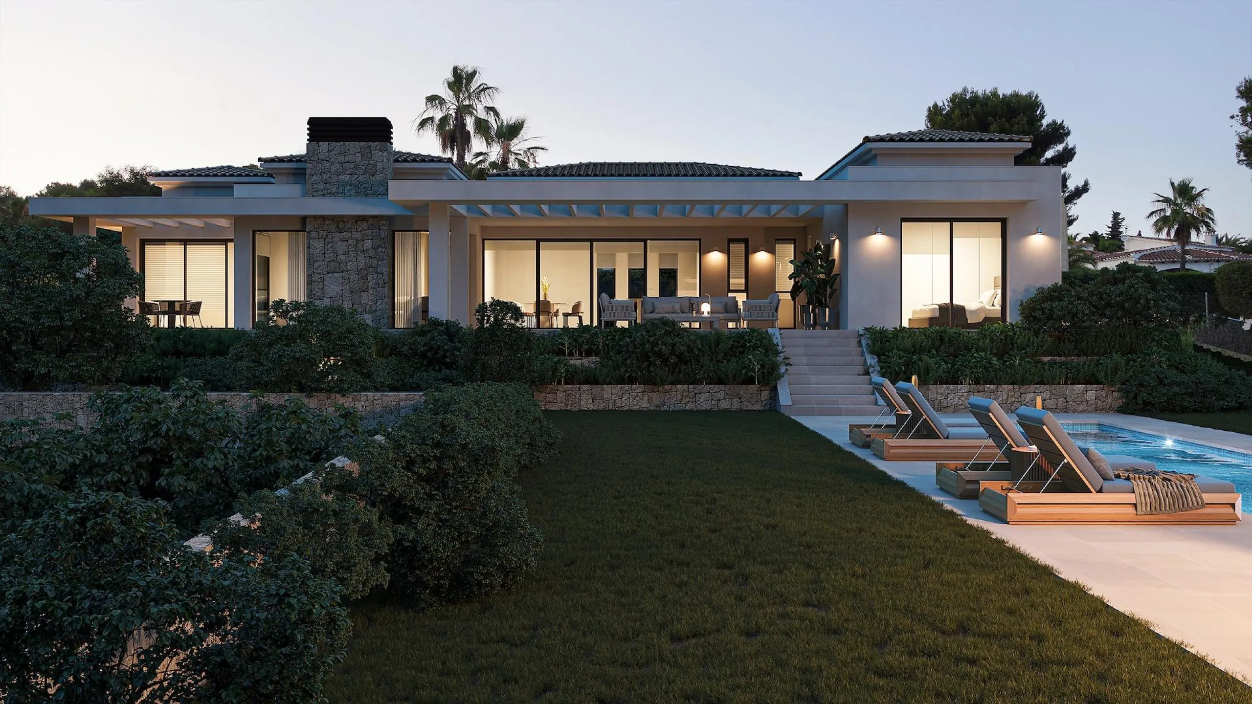 Luxury villa with private pool
