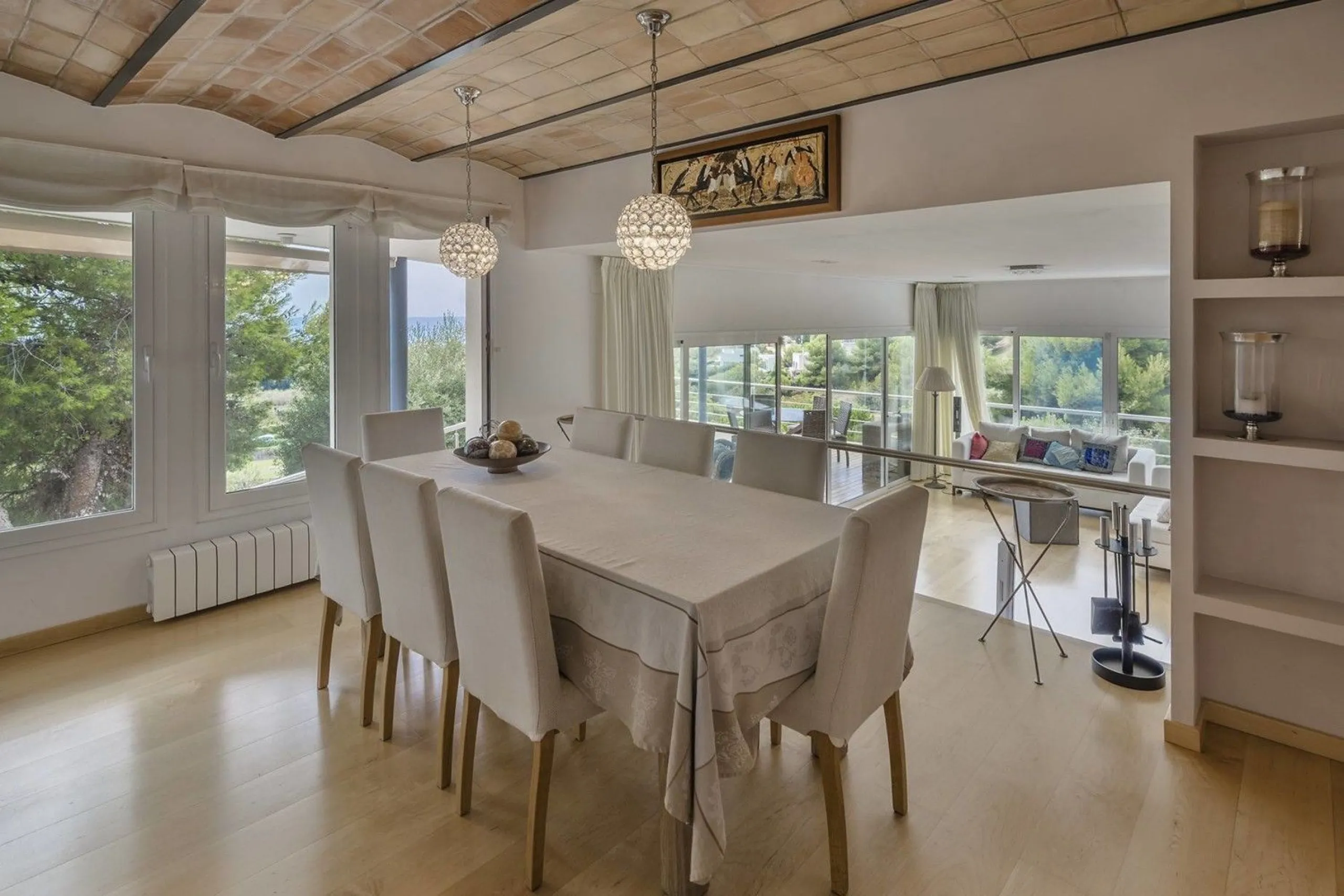Contemporary Villa with Sea Views Next to Golf Terramar in Sitges, Barcelona