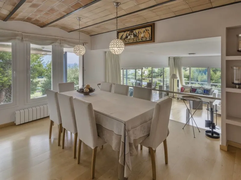 Contemporary Villa with Sea Views Next to Golf Terramar in Sitges, Barcelona