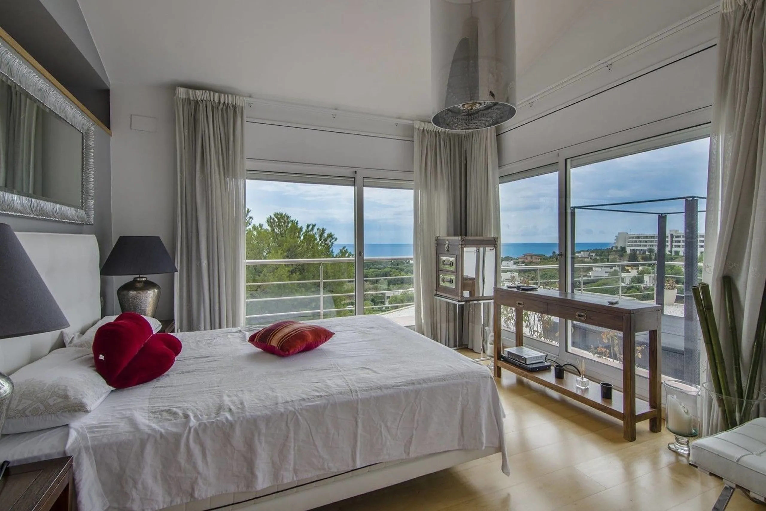 Contemporary Villa with Sea Views Next to Golf Terramar in Sitges, Barcelona