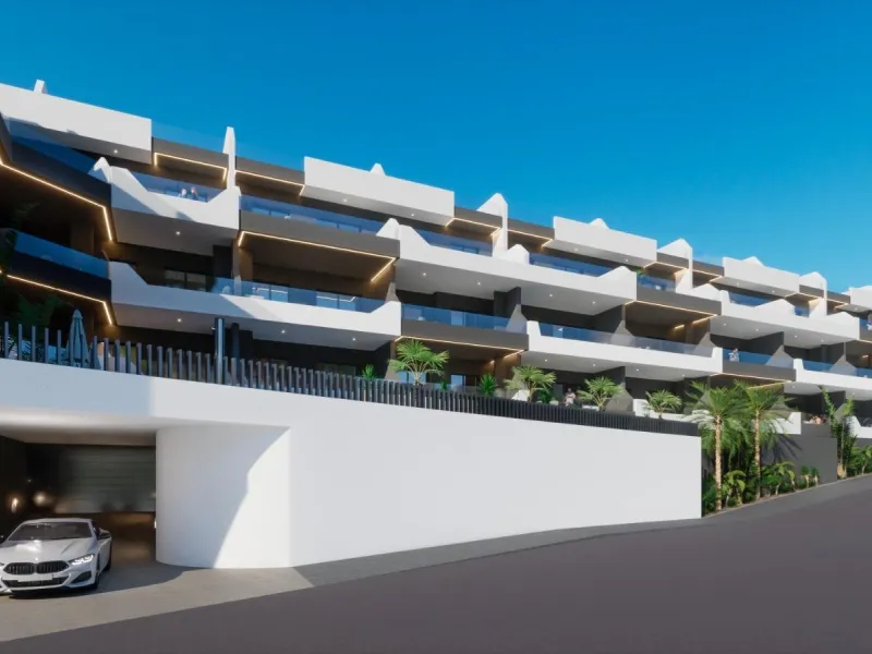 OBRA NUEVA. RESIDENCIAL PRIVADA EN BENIJOFAR. 2 DORM. 2 BAÑOS. TERRAZA 16 M2. PISCINA.