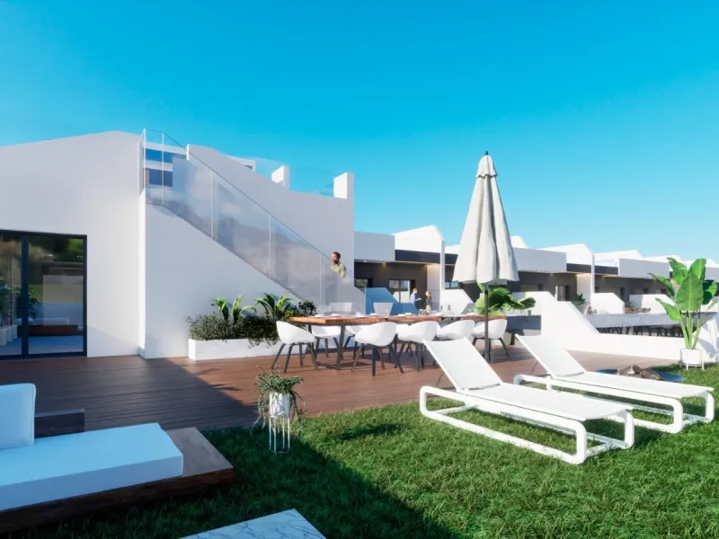 OBRA NUEVA. RESIDENCIAL PRIVADA EN BENIJOFAR. 2 DORM. 2 BAÑOS. TERRAZA 16 M2. PISCINA.