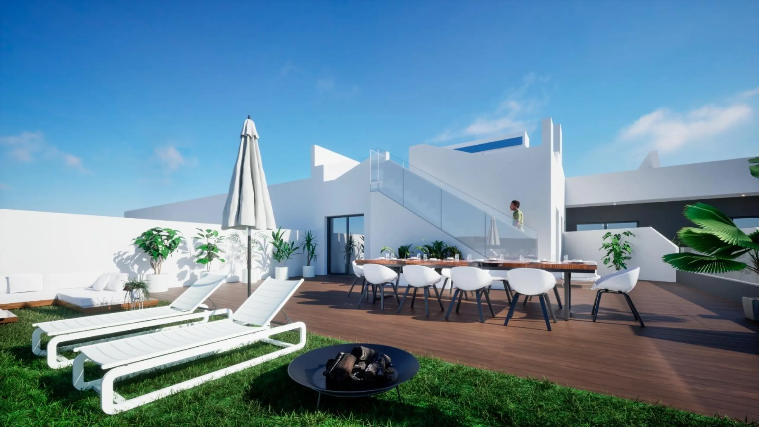 OBRA NUEVA. RESIDENCIAL PRIVADA EN BENIJOFAR. 2 DORM. 2 BAÑOS. TERRAZA 16 M2. PISCINA.