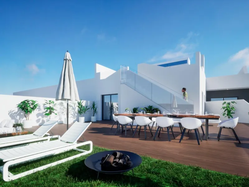 OBRA NUEVA. RESIDENCIAL PRIVADA EN BENIJOFAR. 2 DORM. 2 BAÑOS. TERRAZA 16 M2. PISCINA.