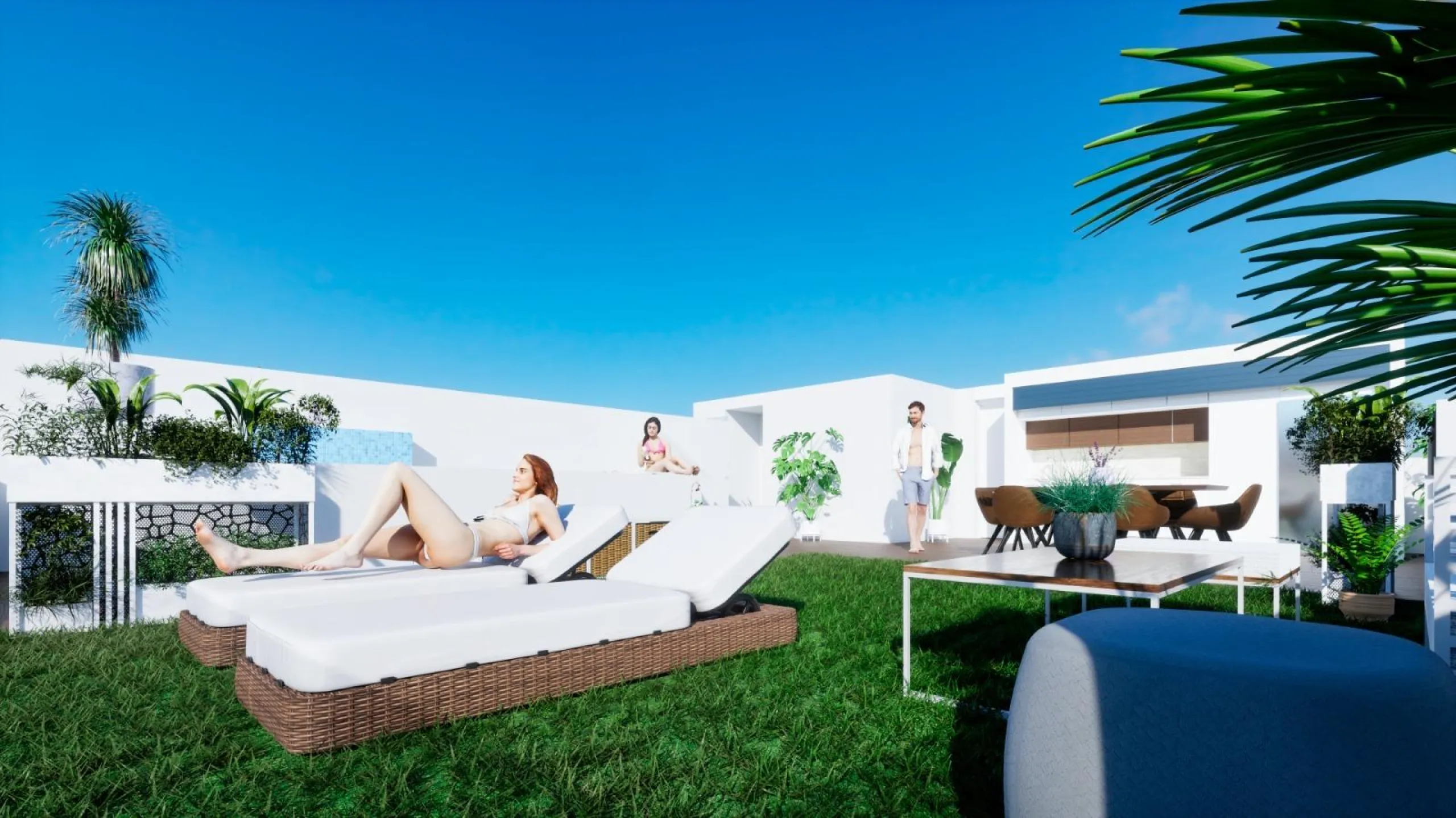 OBRA NUEVA. RESIDENCIAL PRIVADA EN BENIJOFAR. 2 DORM. 2 BAÑOS. TERRAZA 16 M2. PISCINA.