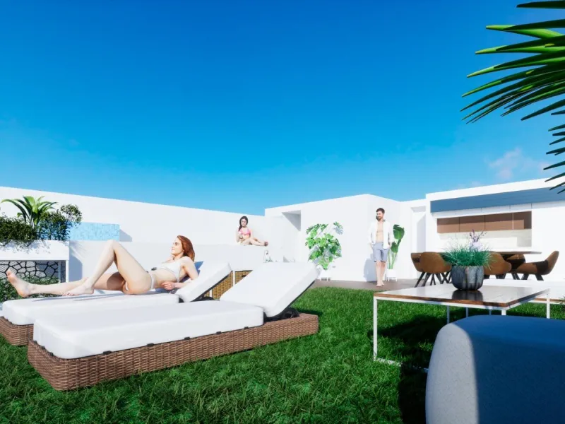OBRA NUEVA. RESIDENCIAL PRIVADA EN BENIJOFAR. 2 DORM. 2 BAÑOS. TERRAZA 16 M2. PISCINA.