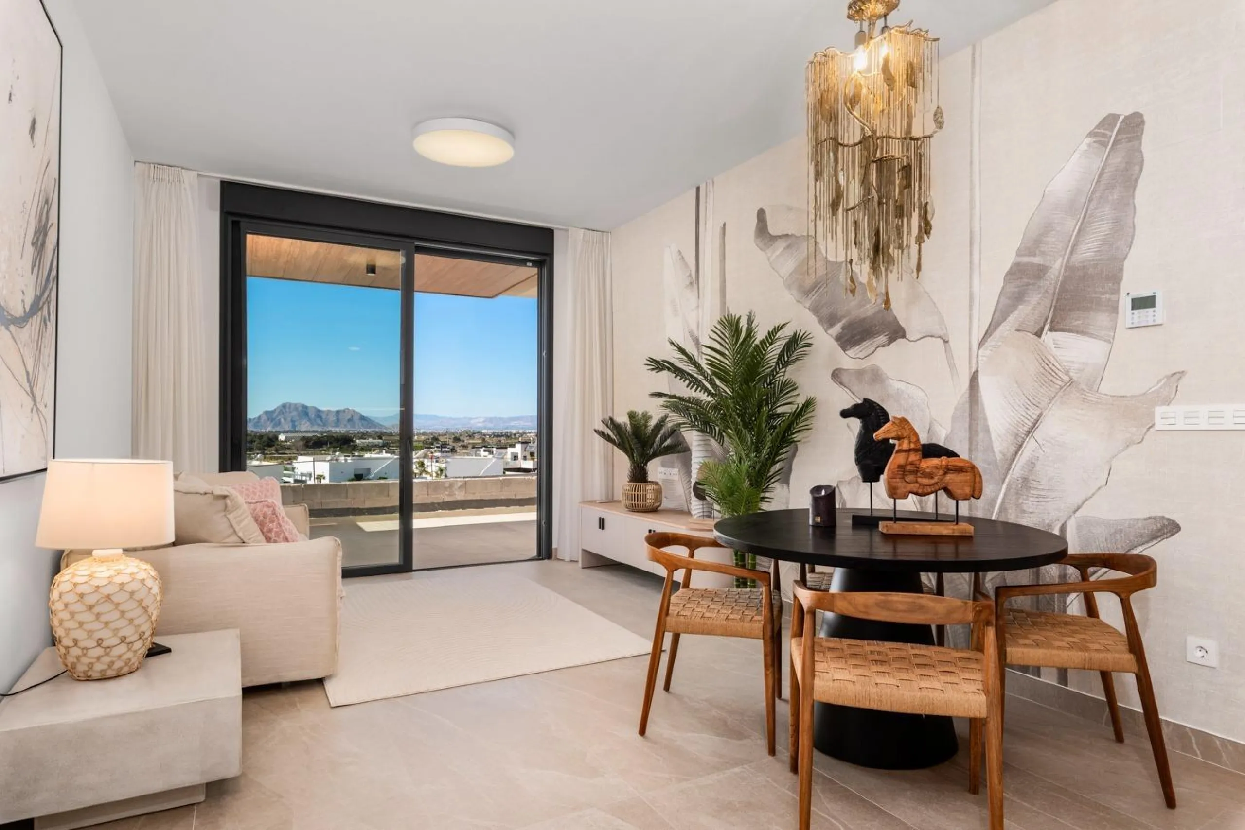 OBRA NUEVA. RESIDENCIAL PRIVADA EN BENIJOFAR. 2 DORM. 2 BAÑOS. TERRAZA 16 M2. PISCINA.