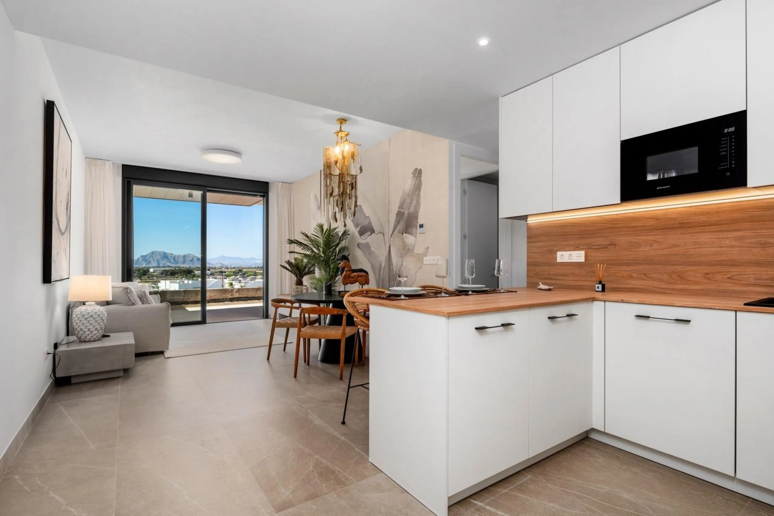 OBRA NUEVA. RESIDENCIAL PRIVADA EN BENIJOFAR. 2 DORM. 2 BAÑOS. TERRAZA 16 M2. PISCINA.
