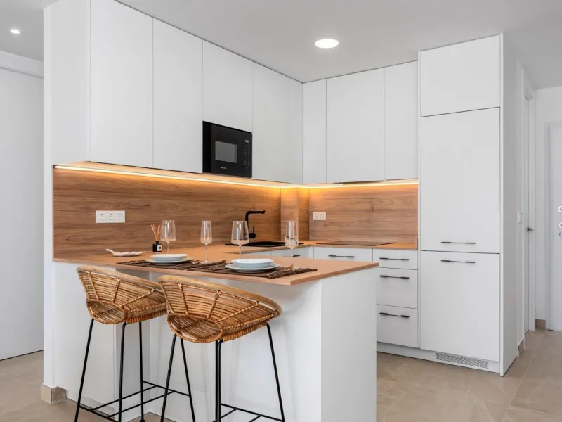 OBRA NUEVA. RESIDENCIAL PRIVADA EN BENIJOFAR. 2 DORM. 2 BAÑOS. TERRAZA 16 M2. PISCINA.