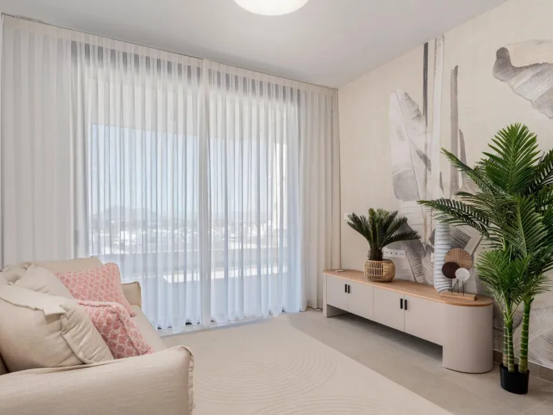 OBRA NUEVA. RESIDENCIAL PRIVADA EN BENIJOFAR. 2 DORM. 2 BAÑOS. TERRAZA 16 M2. PISCINA.