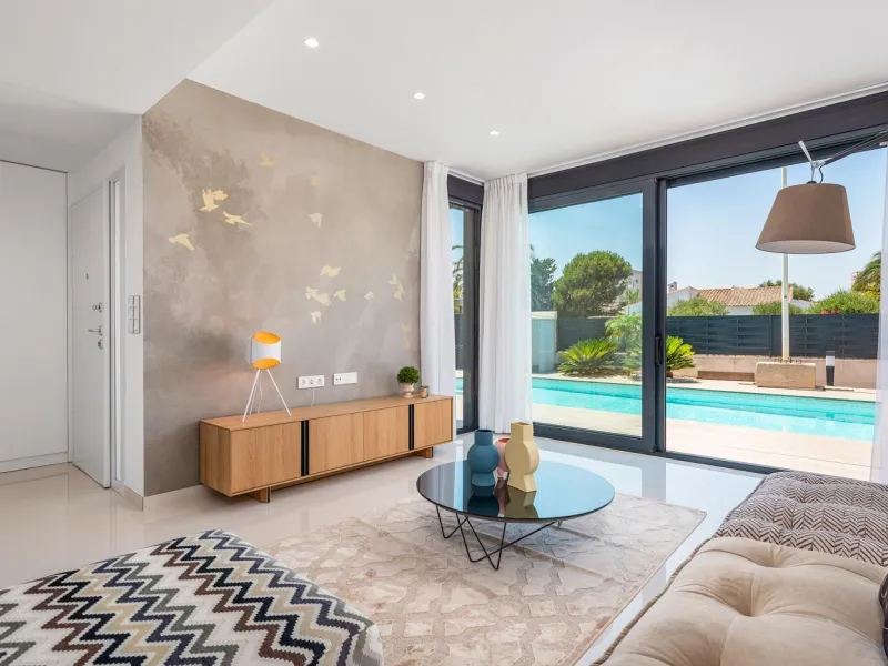 OBRA NUEVA EN LA MANGA. VILLA DE LUJO. 3 DORM. 3 BAÑOS. 440 PARCELA. PISCINA PROPIA.PLAYA A 350M