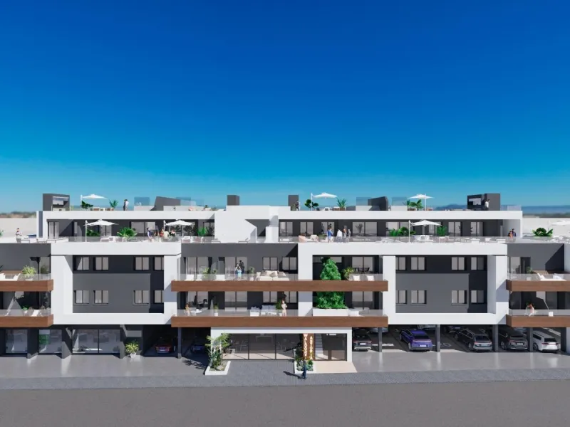 OBRA NUEVA EN BENIJOFAR. RESIDENCIAL PRIVADA. 2 DORMITORIOS. 2 BAÑOS. AMPLIA TERRAZA.