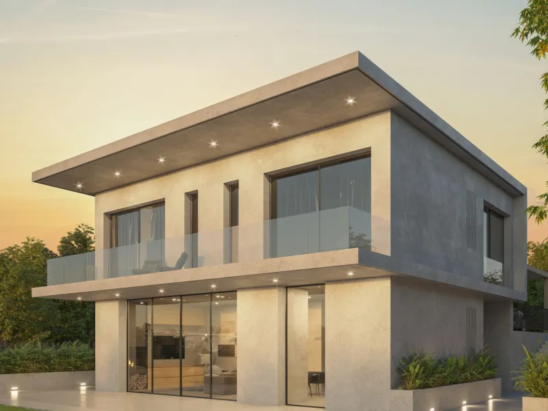 New Build Modern Villa with Pool and Sea Views in La Plana, Sitges