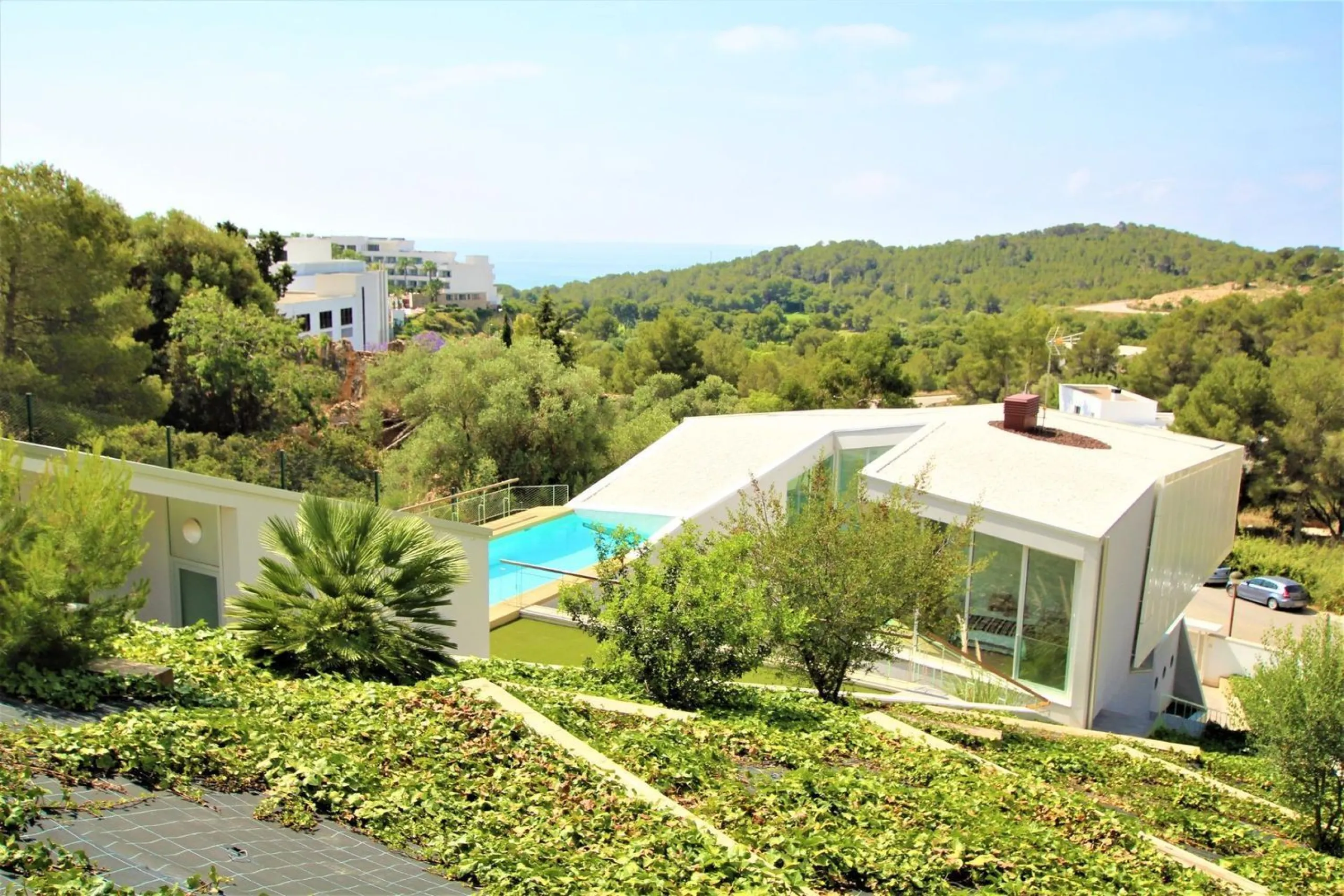 Modern Villa with Sea Views and Pool in Can Girona, Sitges