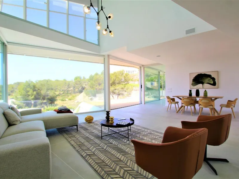 Modern Villa with Sea Views and Pool in Can Girona, Sitges